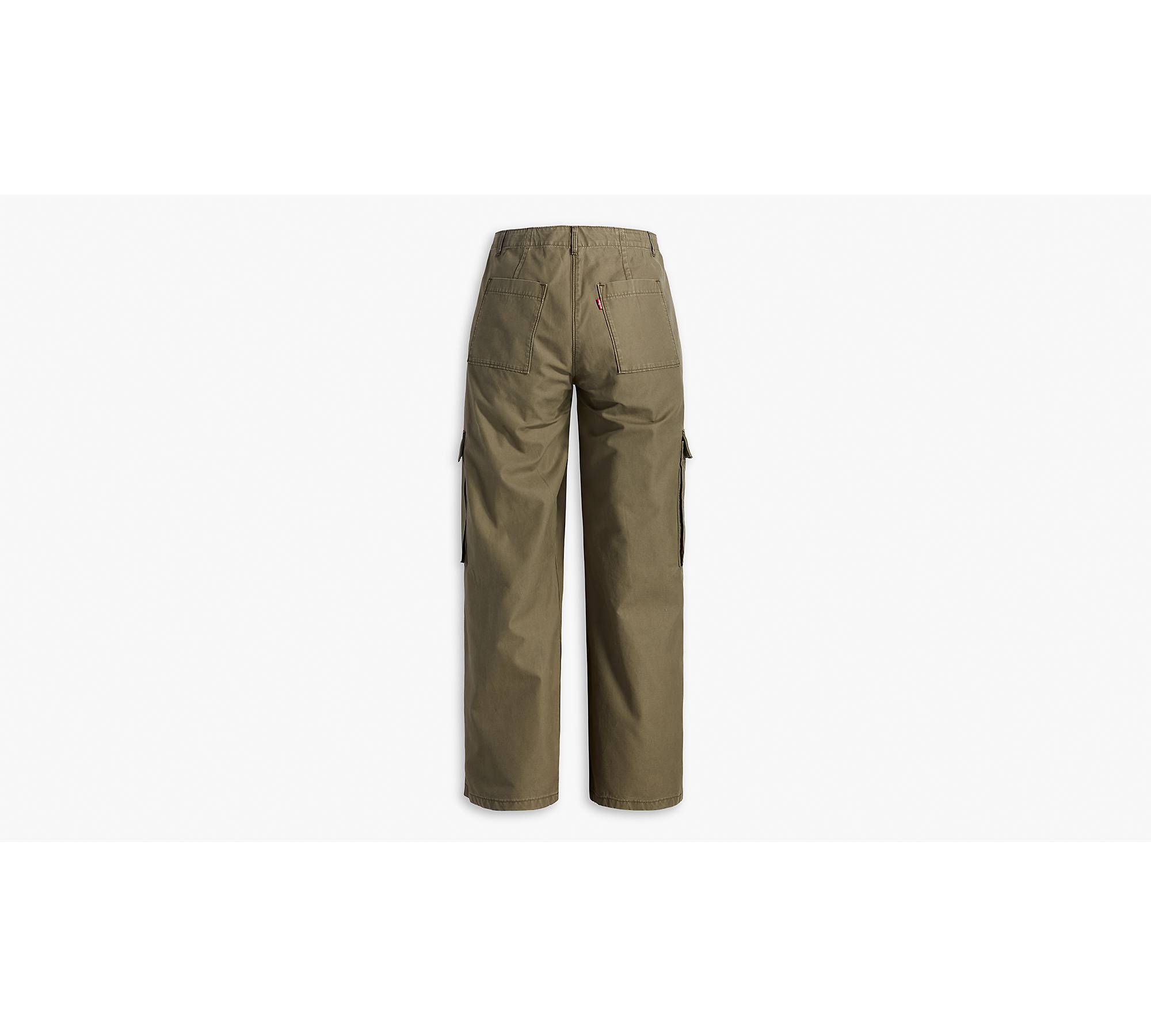 COPY - Allison Brittney 100% Cotton Women's Green Cargo Capri Pants Size 12