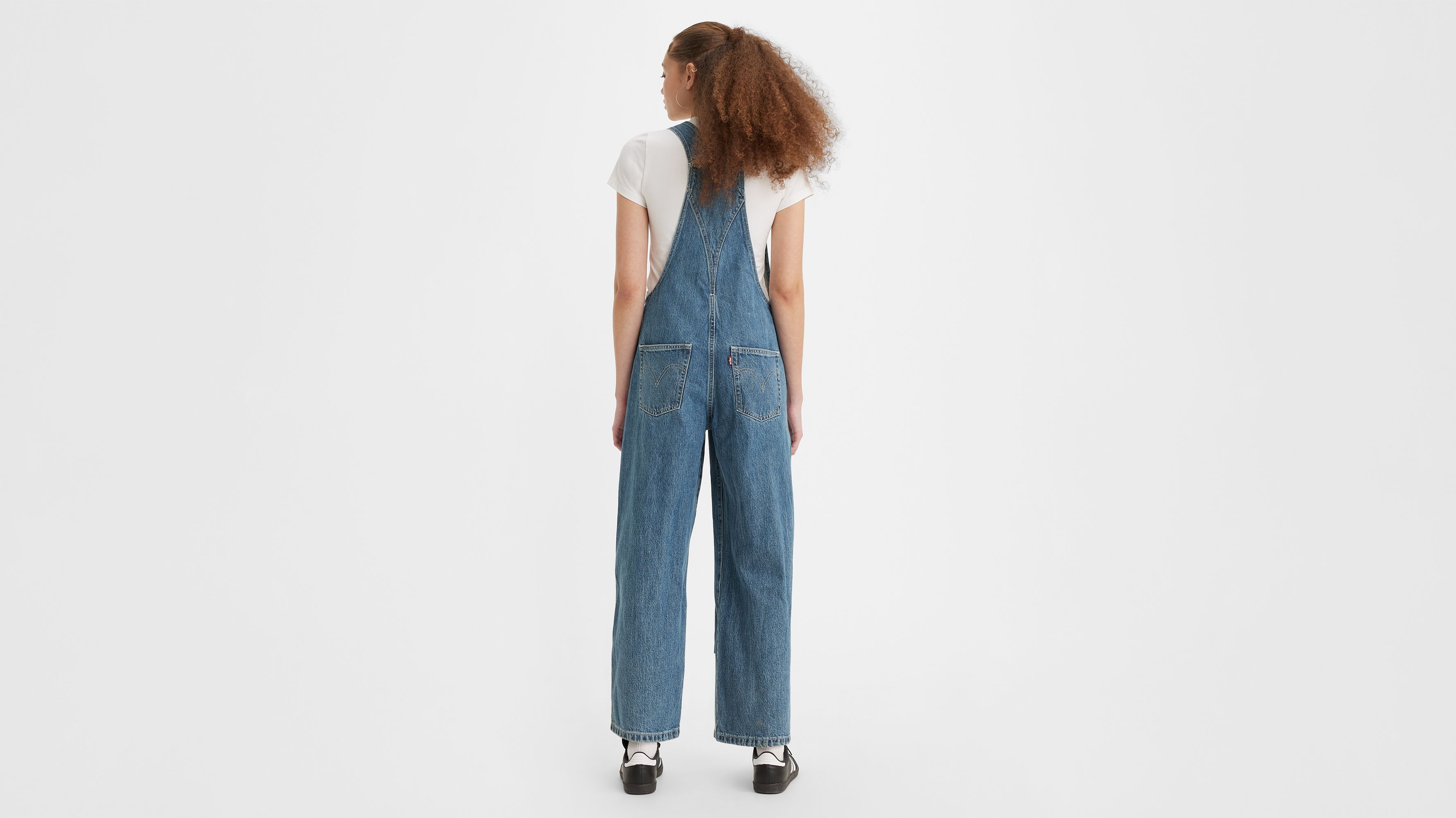 Levi's® Baggy Highwater Women's Overalls - Medium Wash