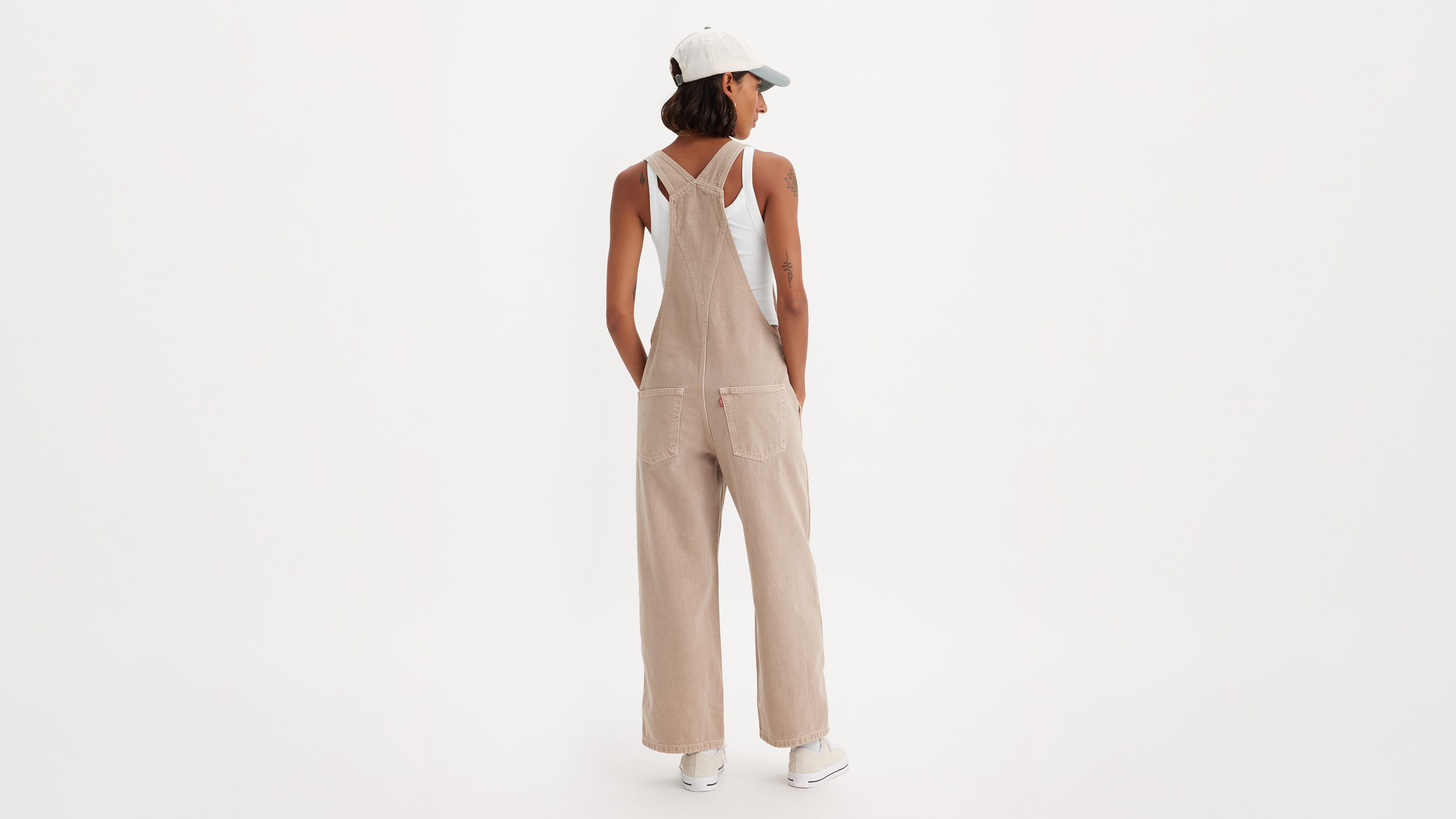 Tan hot sale overalls womens