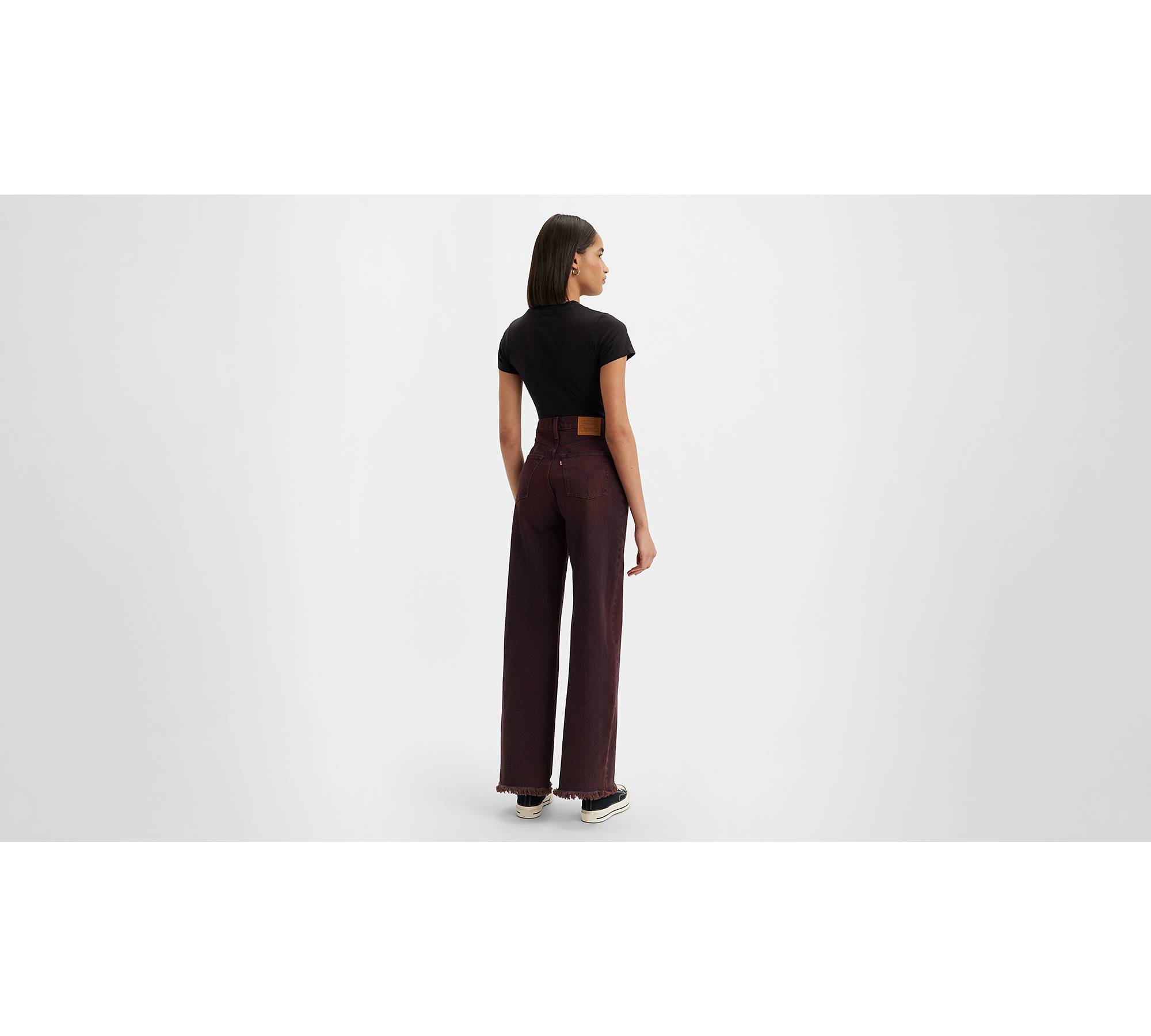 Ribcage Wide Leg Women's Jeans - Red | Levi's® CA