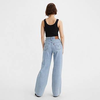 Ribcage jeans med brede ben 4