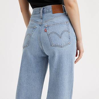 Ribcage jeans med brede ben 5