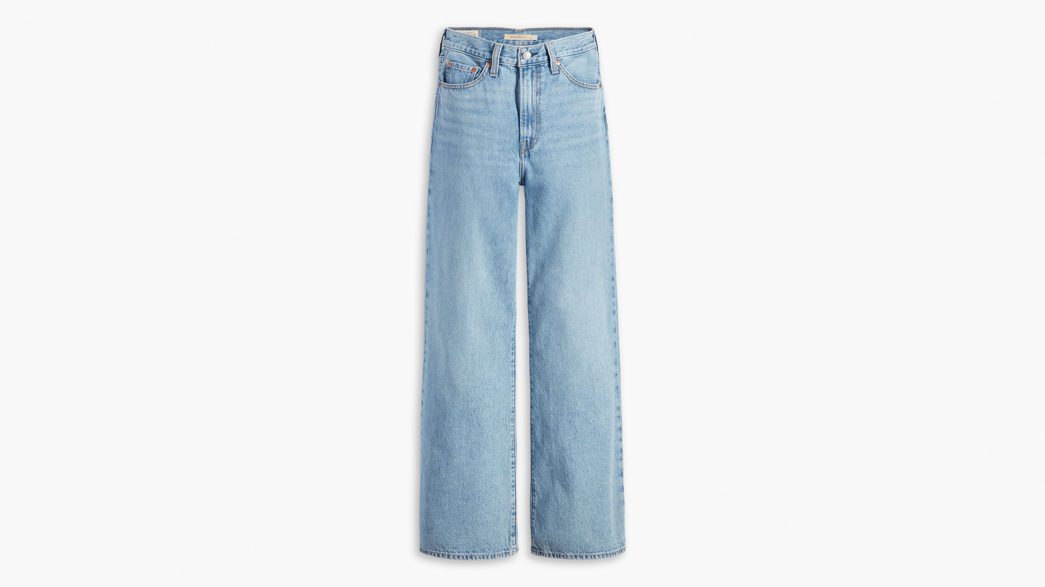 Ribcage Wide Leg Jeans - Blue