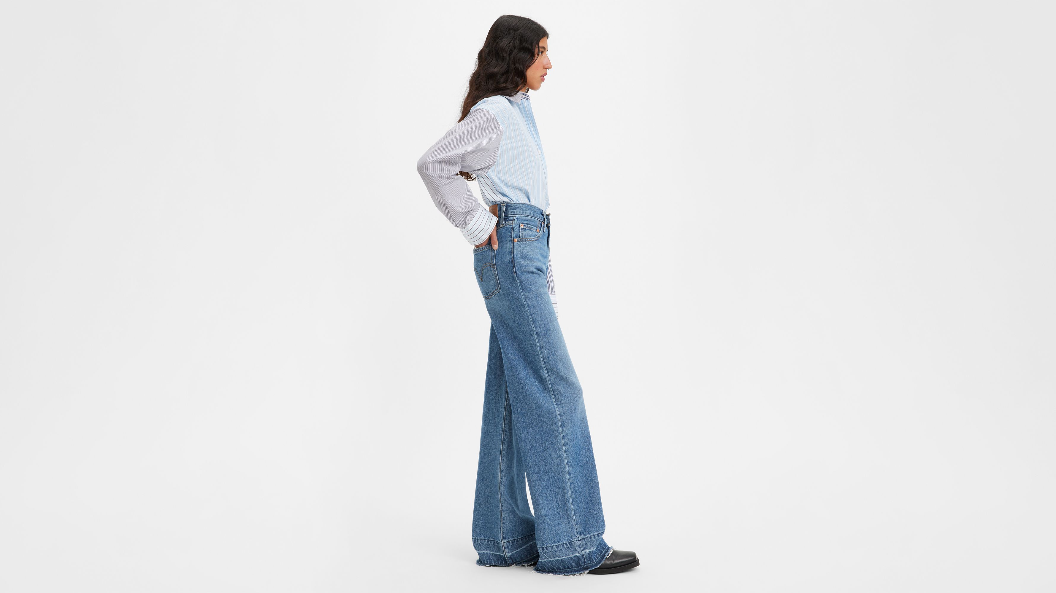 Levi's Ribcage Wide Leg in Far and Wide – Laurenly Boutique