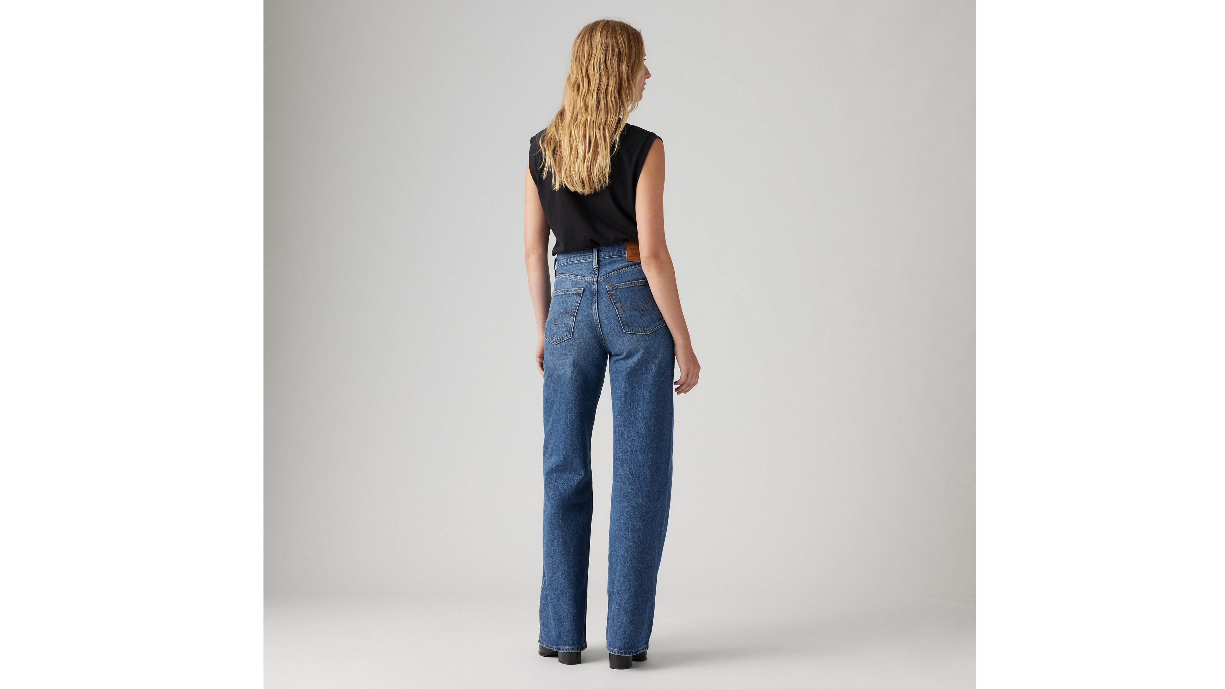 Levi's Ribcage Wide Leg Jeans - Far And Wide Light Wash – gilt+gossamer