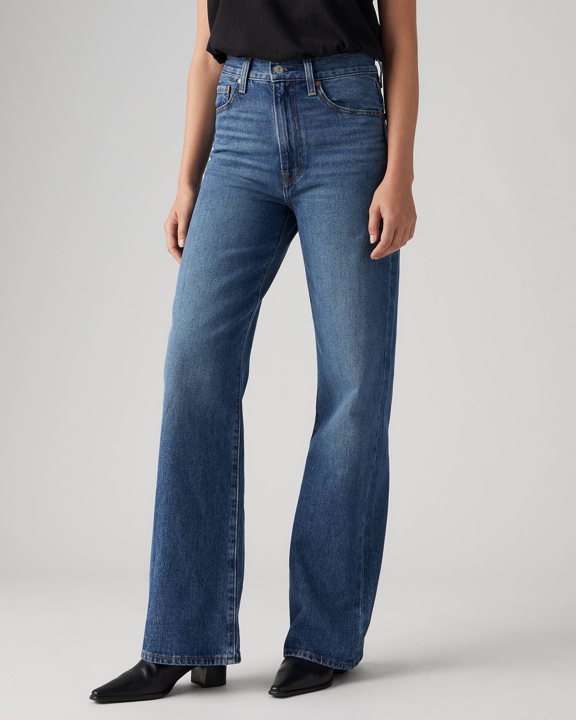Ribcage Wide Leg Women's Jeans - Medium Wash | Levi's® US Ribcage Wide Leg Women's Jeans - Medium Wash | Levi's® US