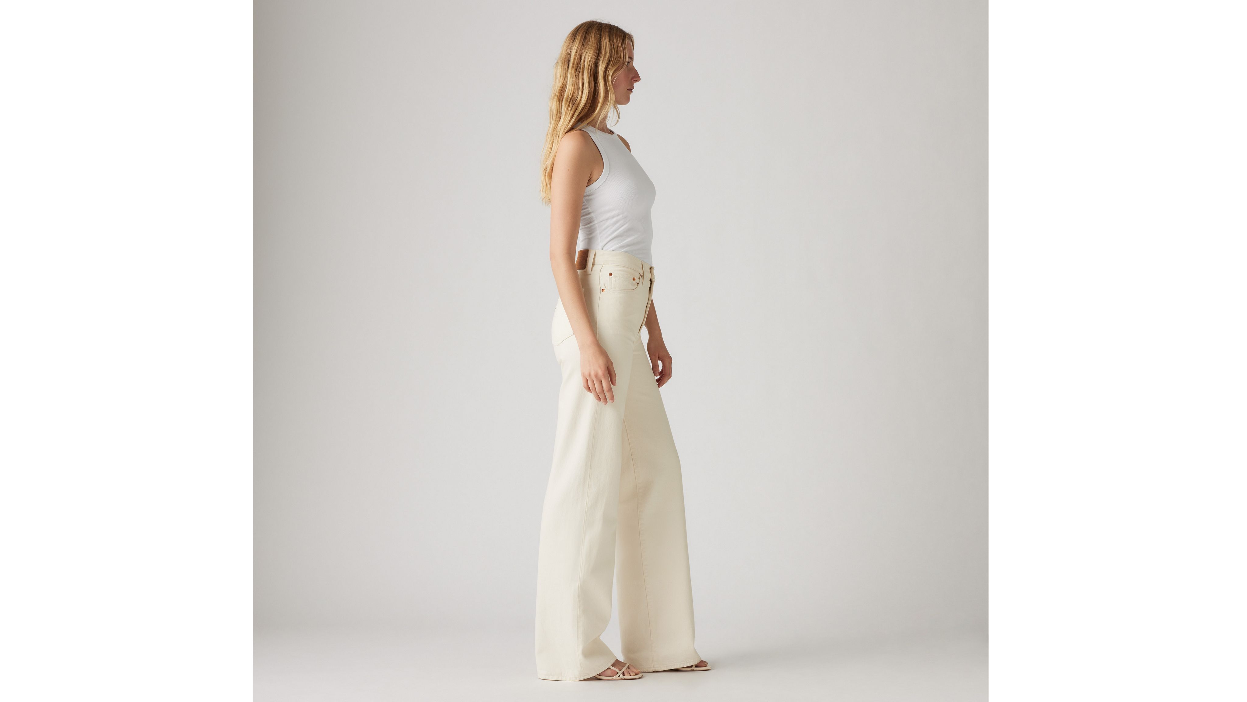 Jean Joli thorax jambe large pour femme 2