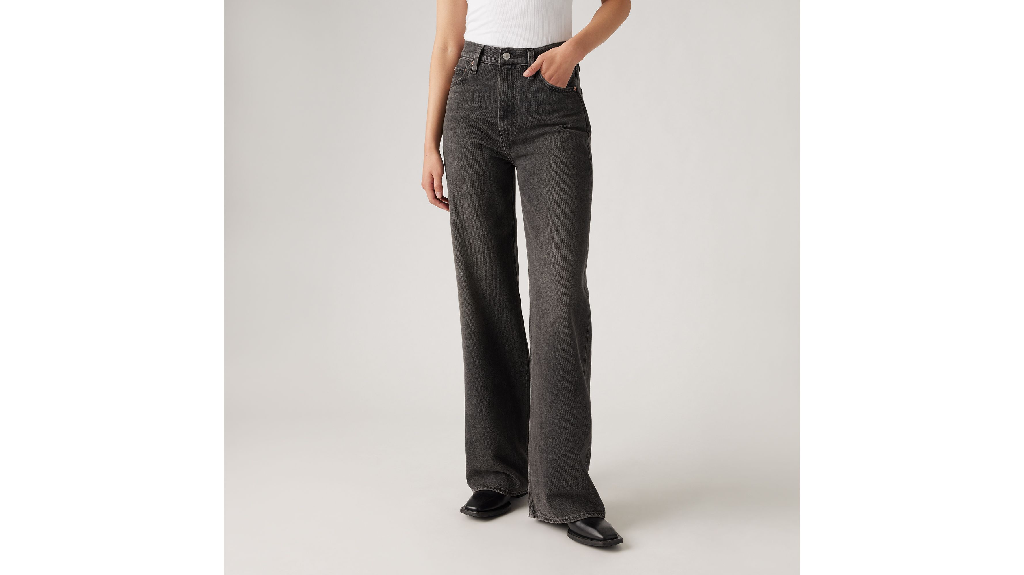 LEVI'S RIBCAGE WIDE LEG JEANS 