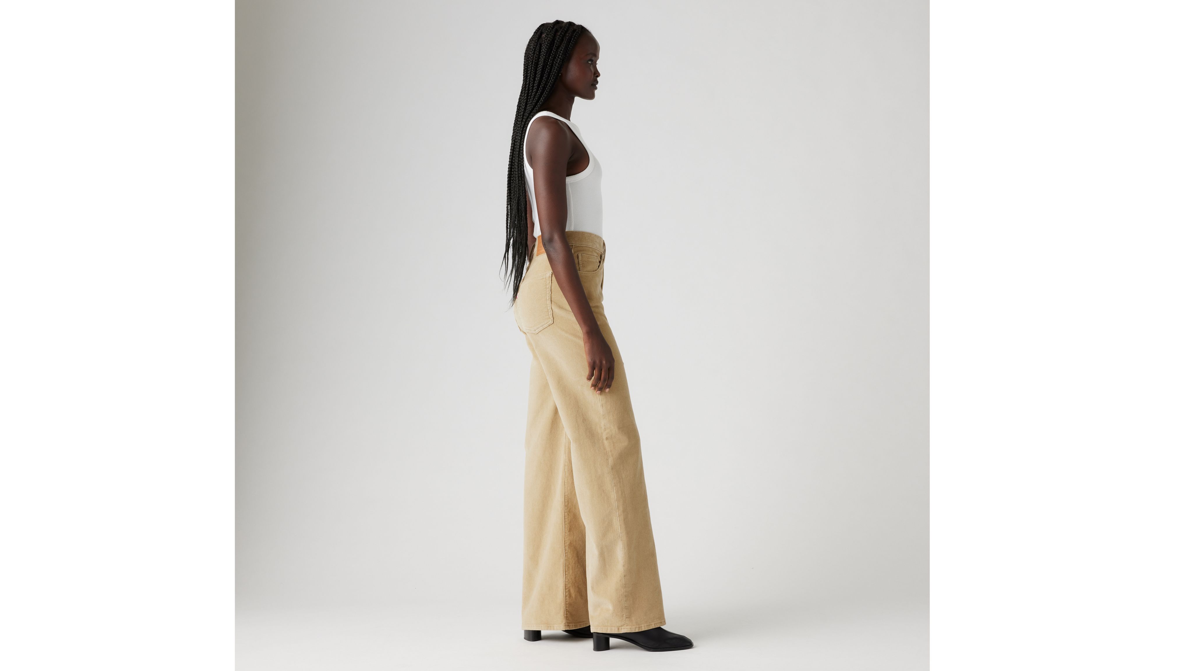 パンツ VIRGO NINJAS CORDUROY BEIGE SIZE3 CROPPED CORDUROY TROUSERS - BEIGE | COS