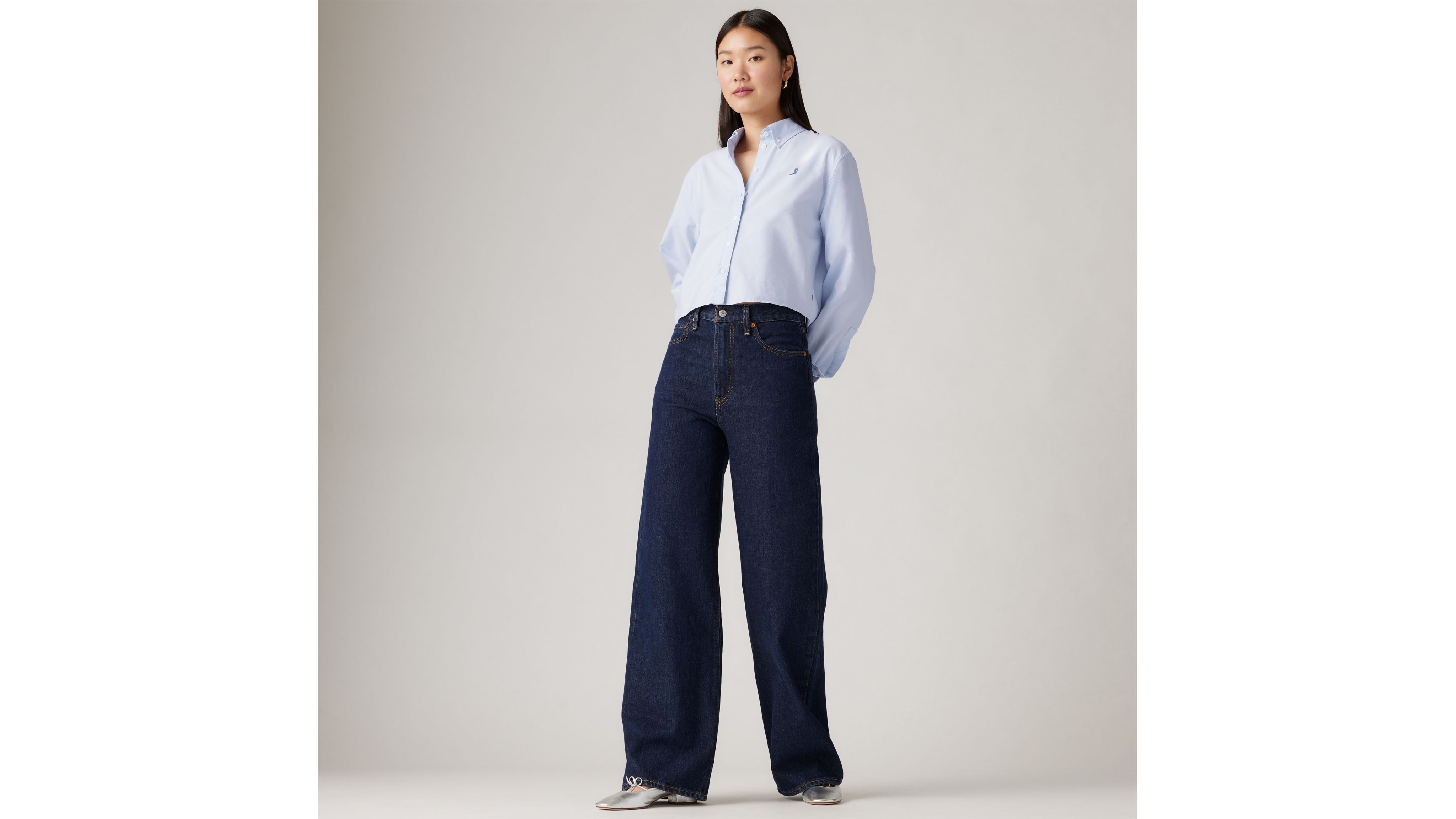 Ribcage Wide Leg Women's Jeans - Dark Wash | Levi's® US