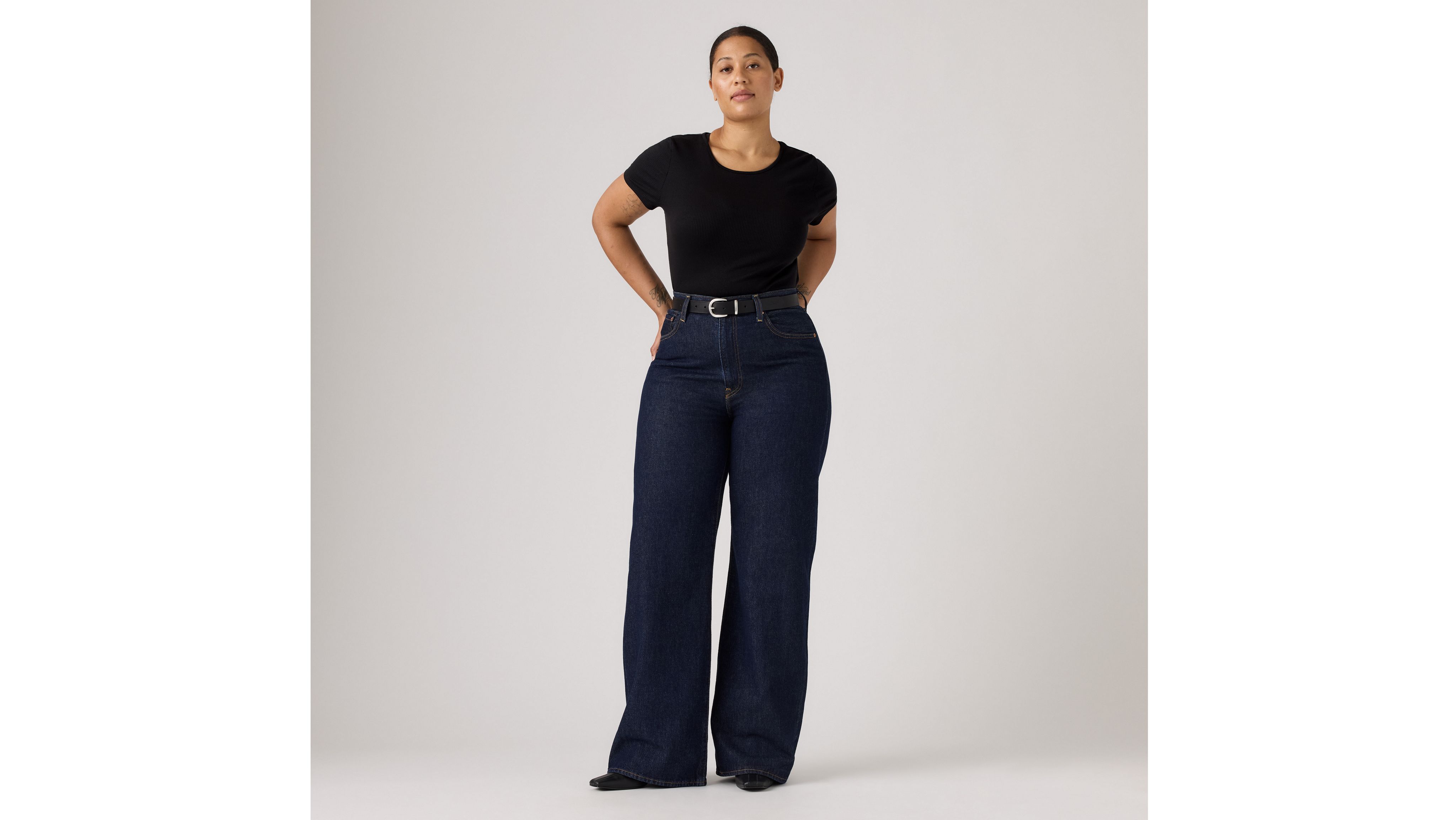 Ribcage Wide Leg Jeans 8