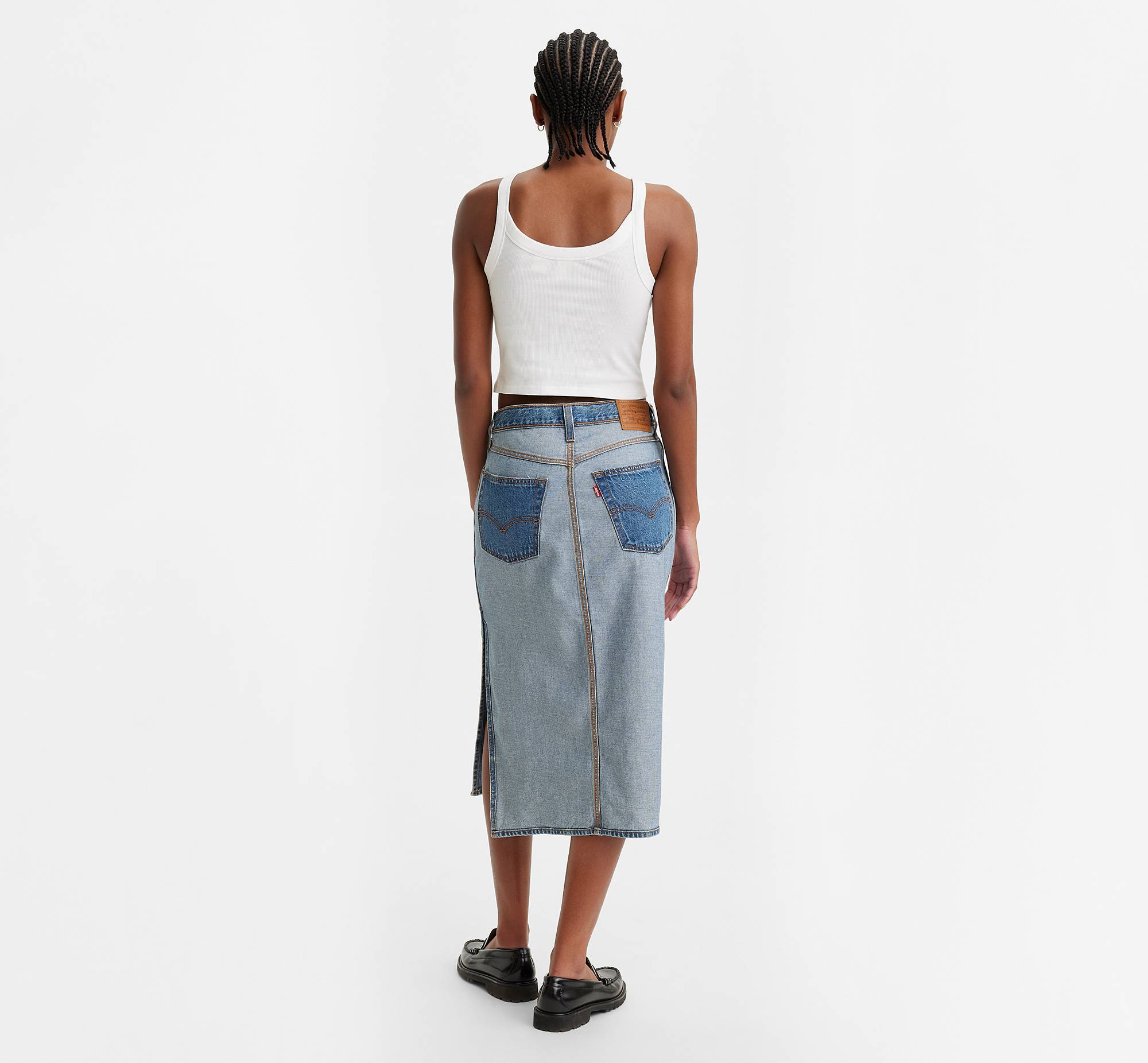 Reversible Side Slit Skirt 3