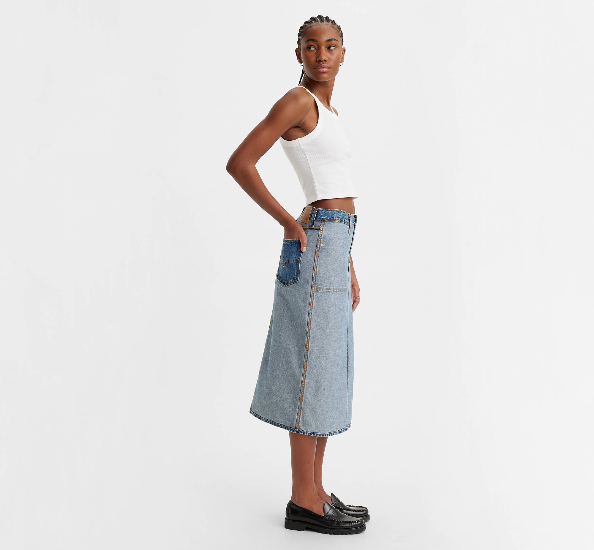 Reversible Side Slit Skirt 2