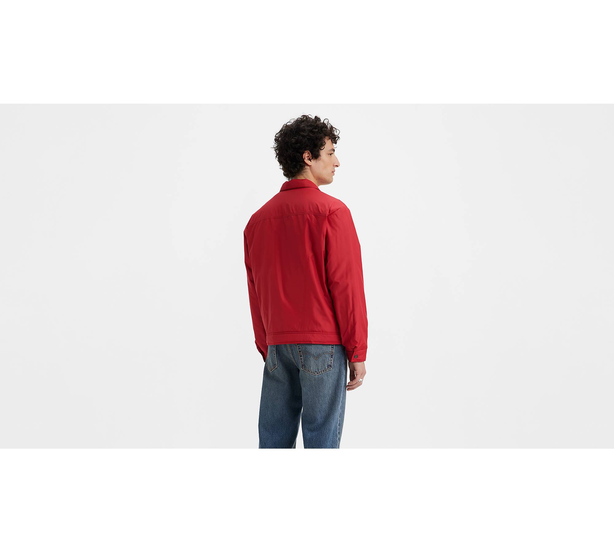 Relaxed Fit Padded Truck Jacket - Red | Levi's® GB