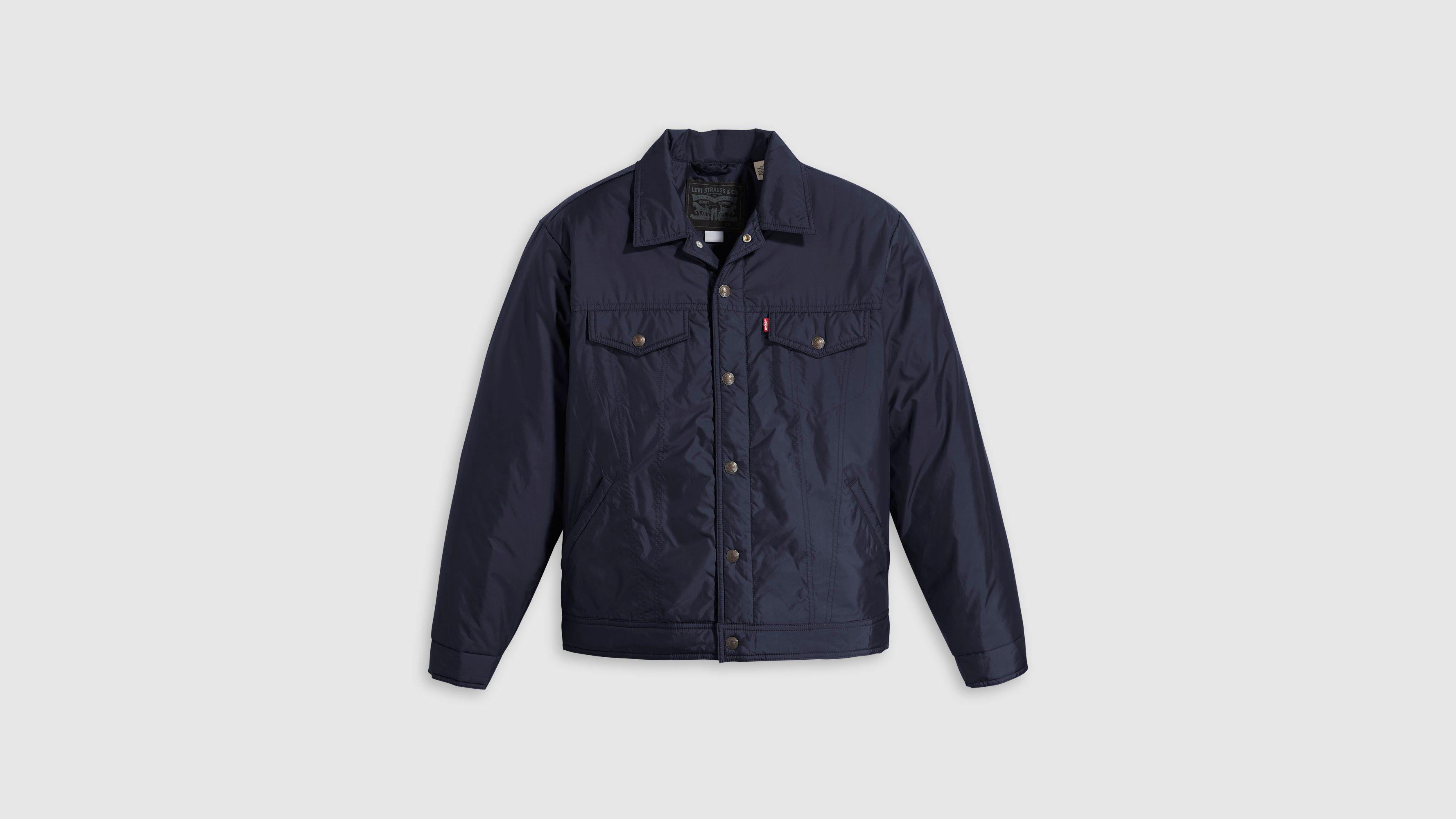 Relaxed Fit Padded Trucker Jacket - Blue | Levi's® US