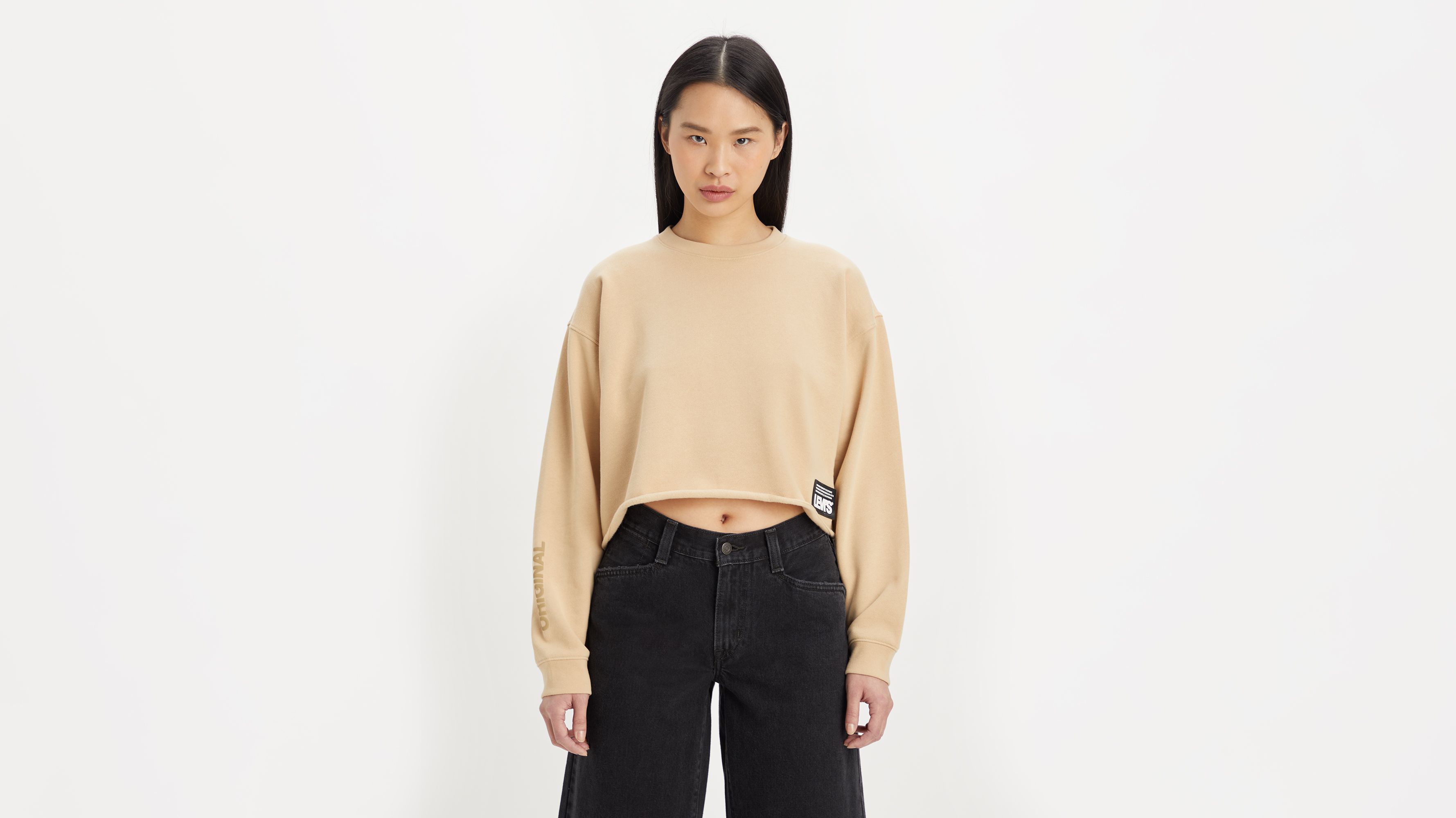 Graphic Carla Raw Cut Crewneck Sweatshirt 2