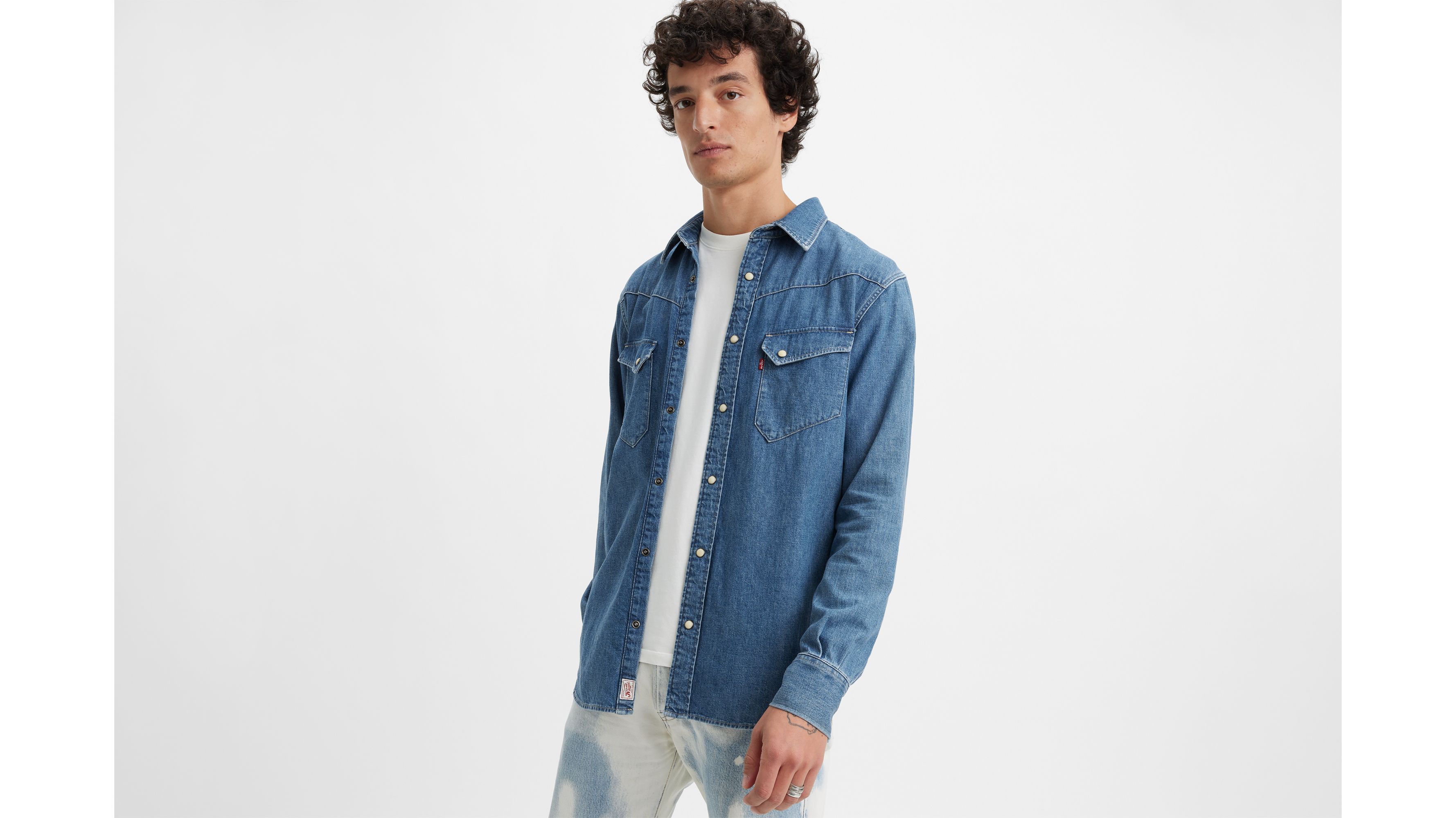 54 Longhorn Western Shirt - Medium Wash | Levi's® US