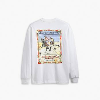 Relaxed Long Sleeve Authentic Graphic T-Shirt 6
