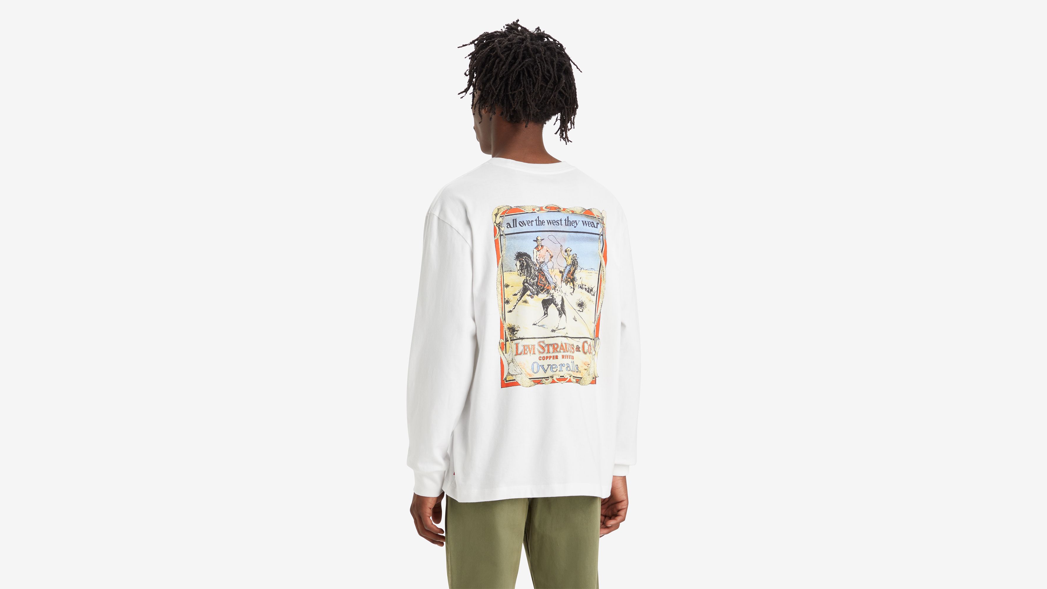 Relaxed Long Sleeve Authentic Graphic T-Shirt 3