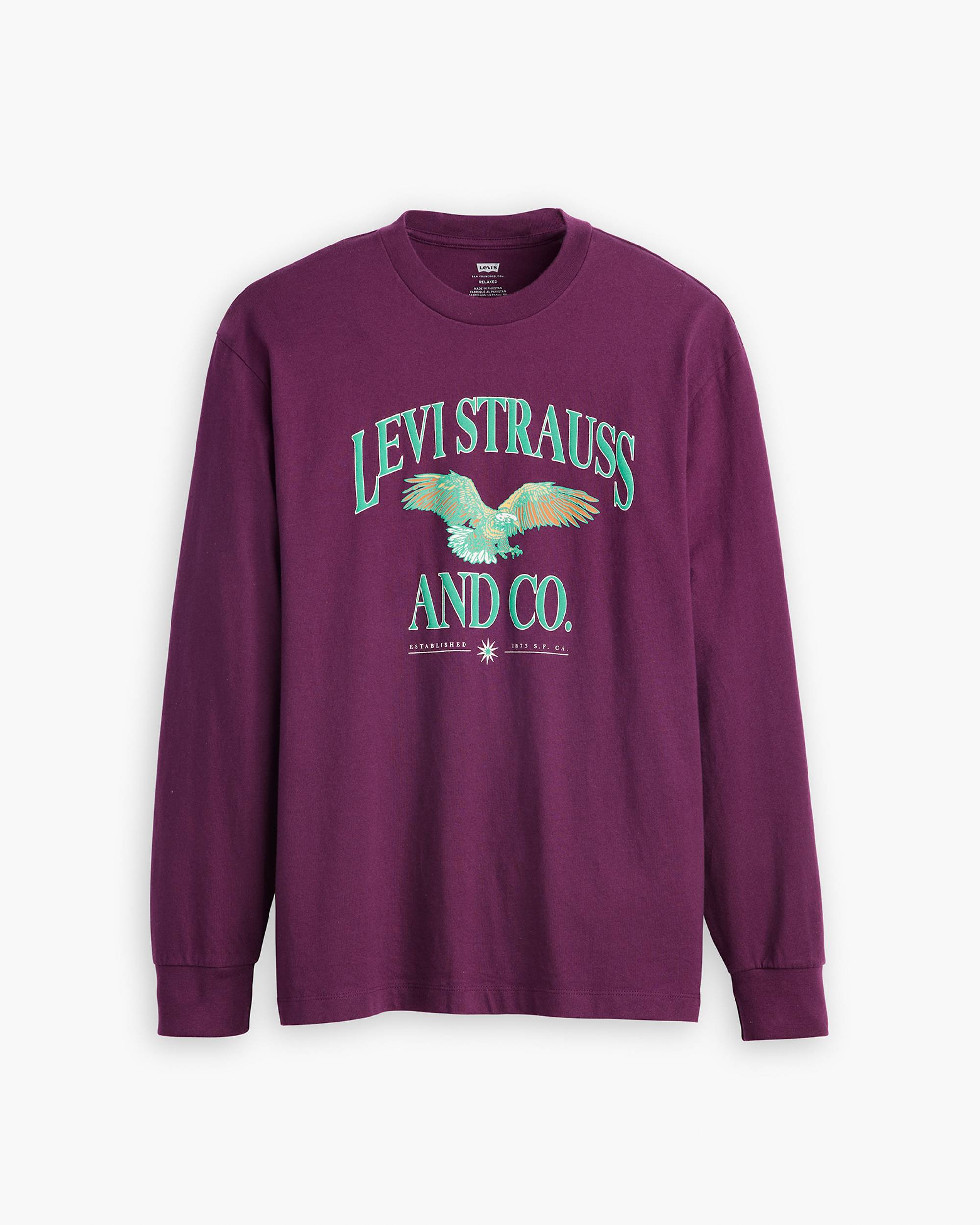 Long Sleeve Authentic Graphic T-shirt - Purple | Levi's® US Long Sleeve Authentic Graphic T-shirt - Purple | Levi's® US