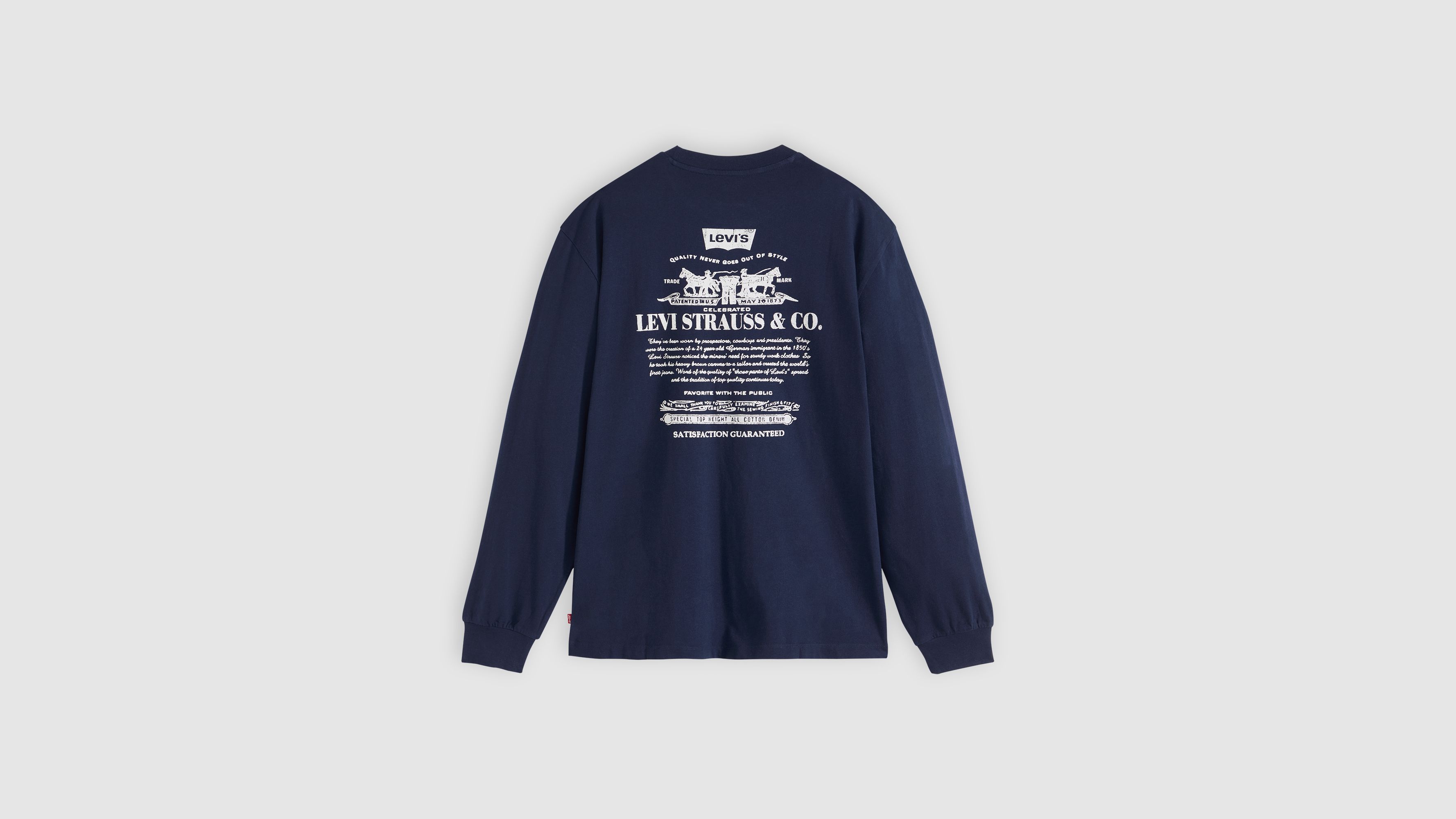 Authentic T-shirt met lange mouwen en print 6