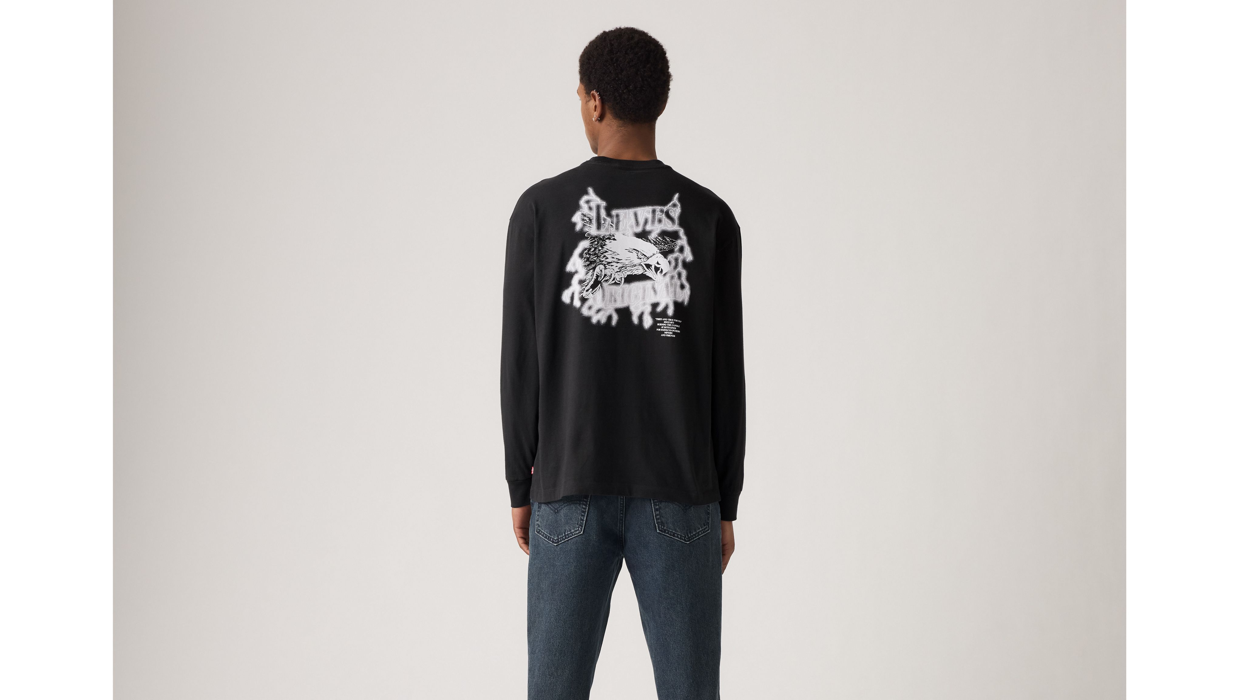Long-sleeve Graphic Authentic T-shirt - Black | Levi's® US