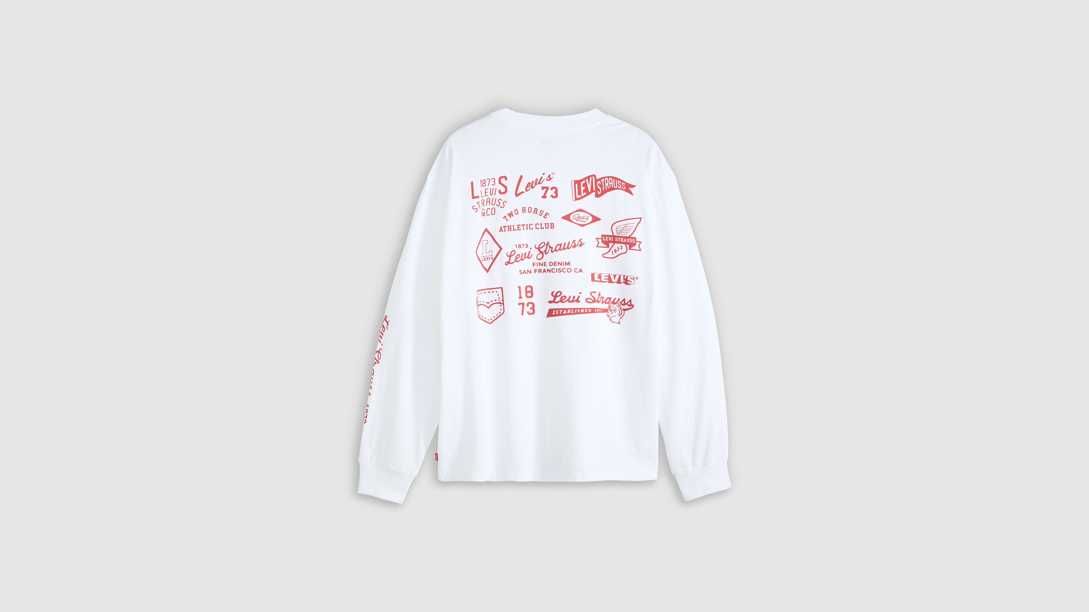 新品未使用 HOLIDAY SUPER FINE L/S T-SHIRT XL Rolled Cuff Graphic Tee Big Boys S-xl - Blue | Levi's® US
