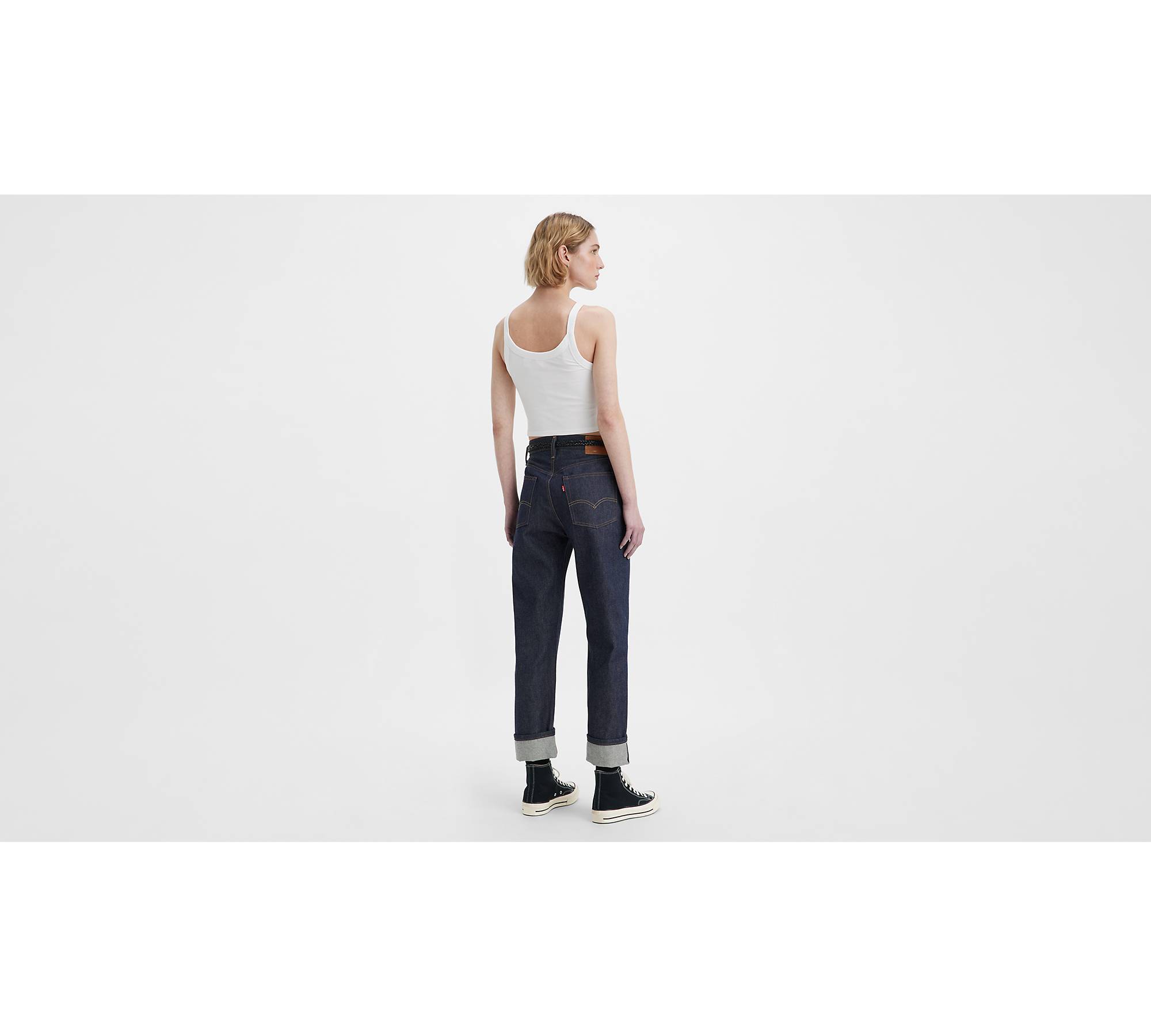 501® Rigid Selvedge Women's Jeans - Medium Wash | Levi's® CA