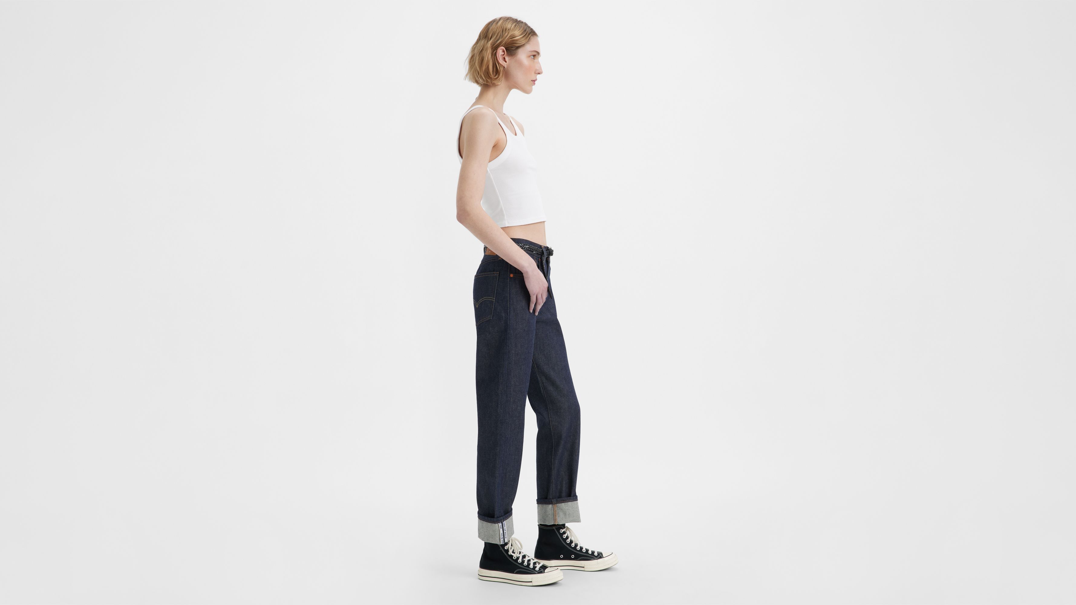 501® Original Fit Selvedge Women's Jeans - Black