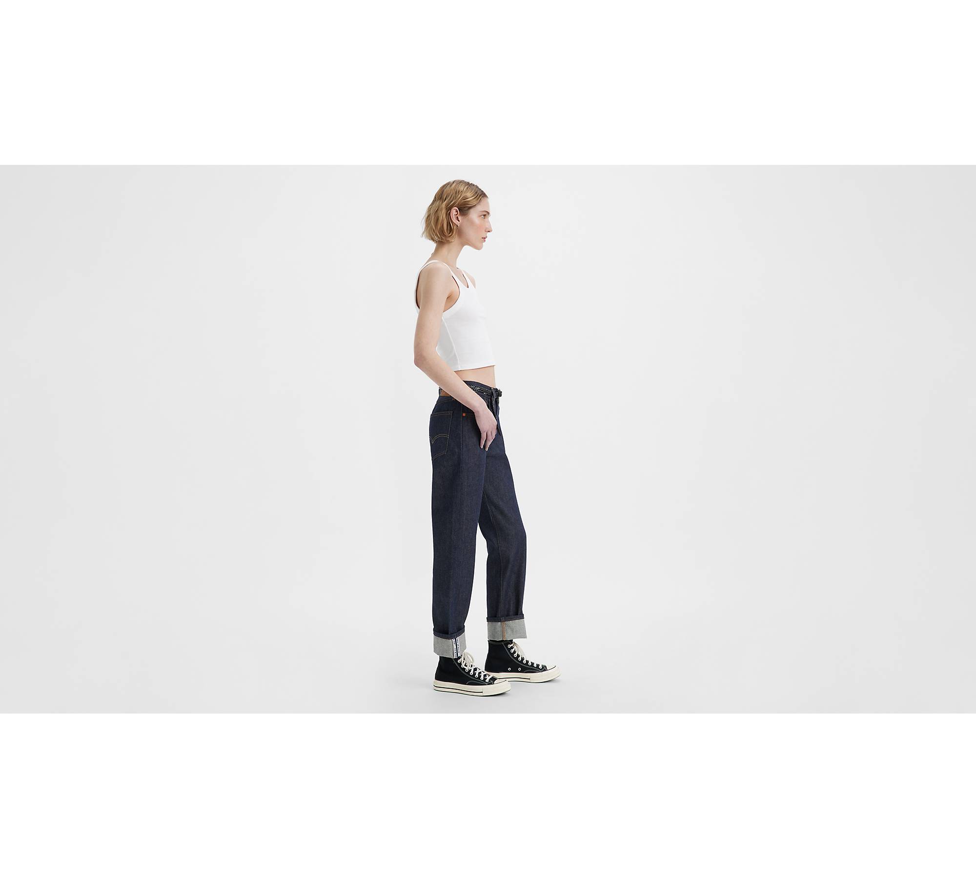 501® Rigid Selvedge Women's Jeans - Medium Wash | Levi's® CA
