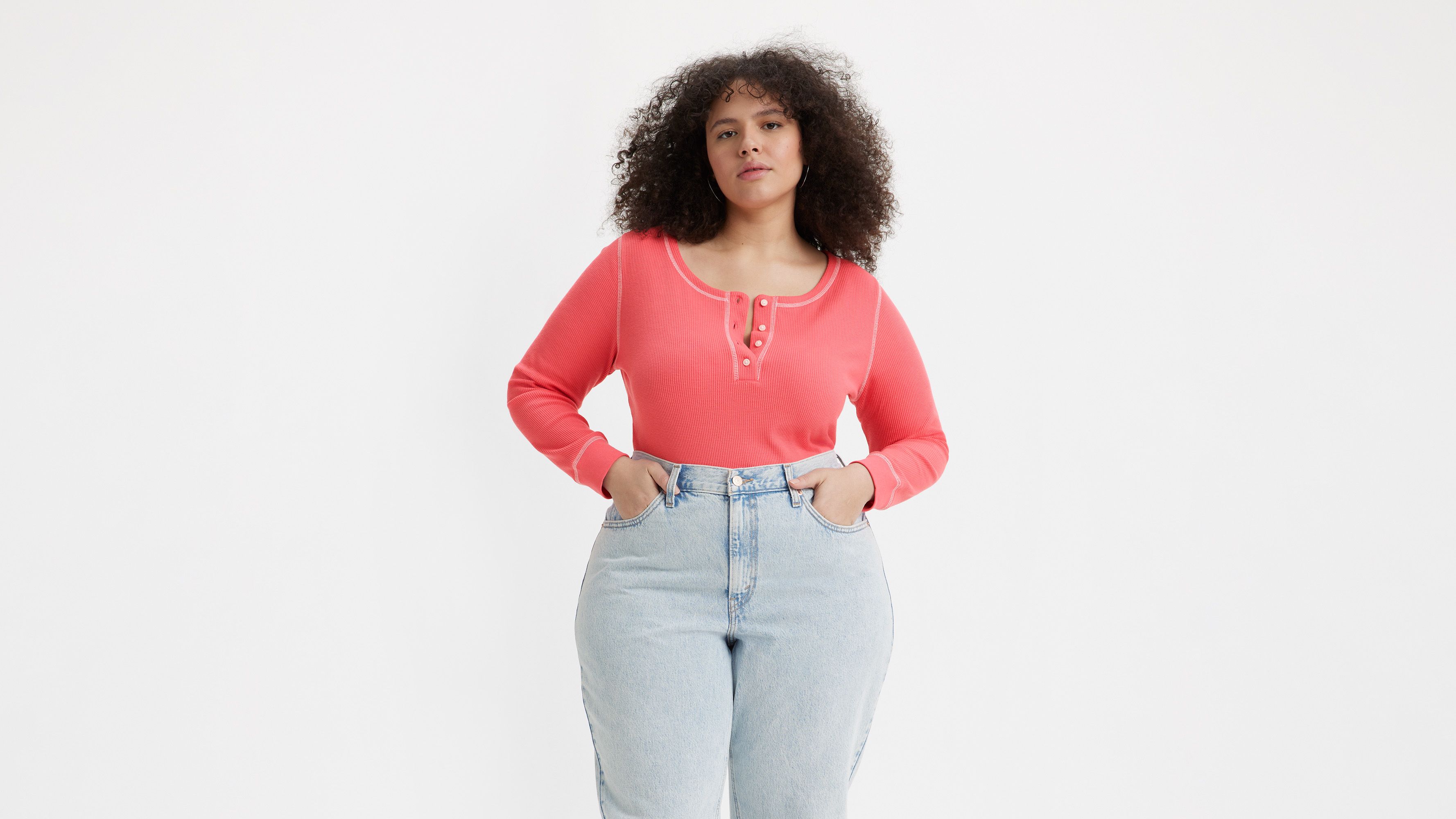 Sierra Henley Shirt (Plus Size) 1