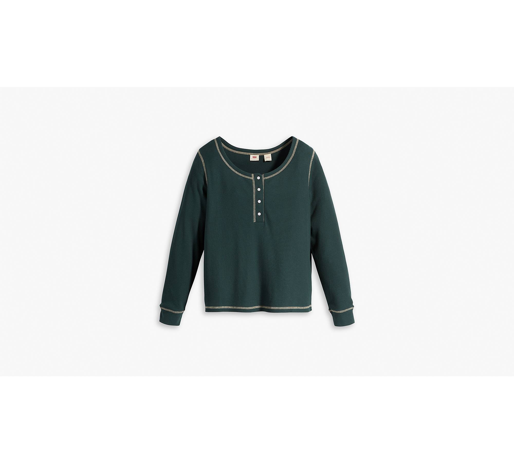 Sierra Henley Shirt (plus Size) - Green | Levi's® US