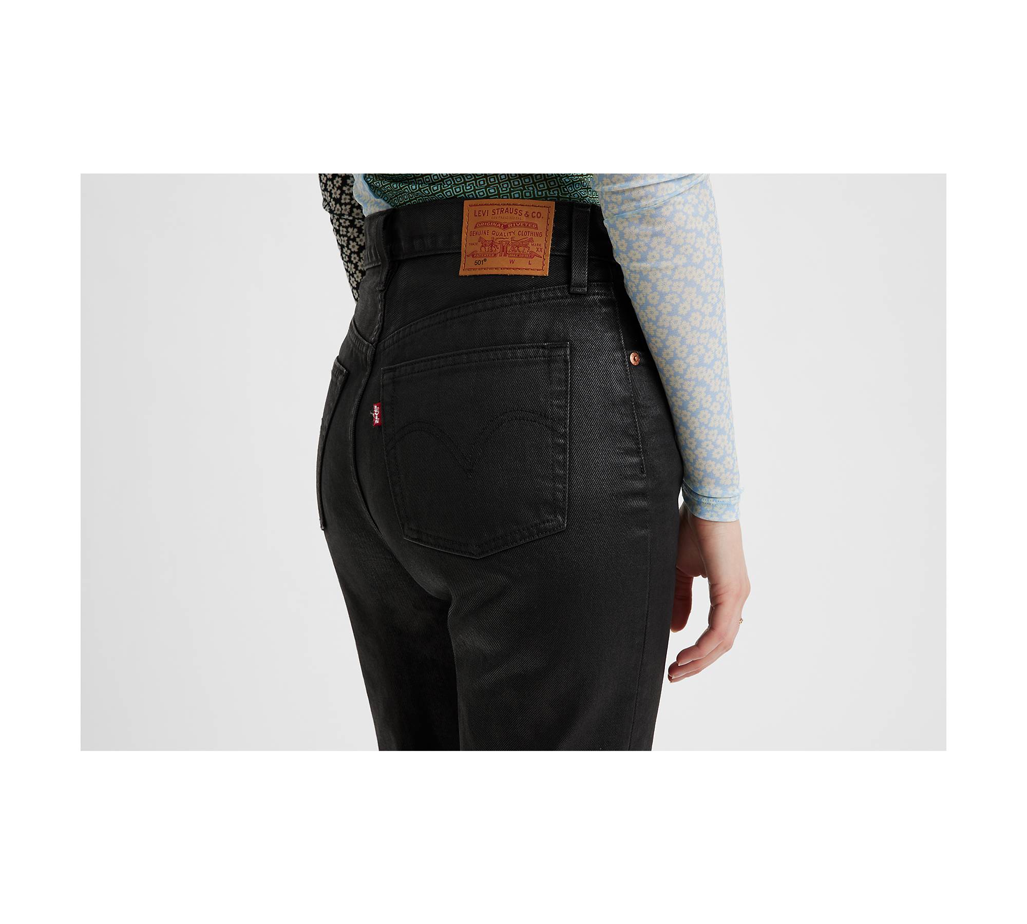 501® Wax Coated Women's Jeans - Black | Levi's® CA