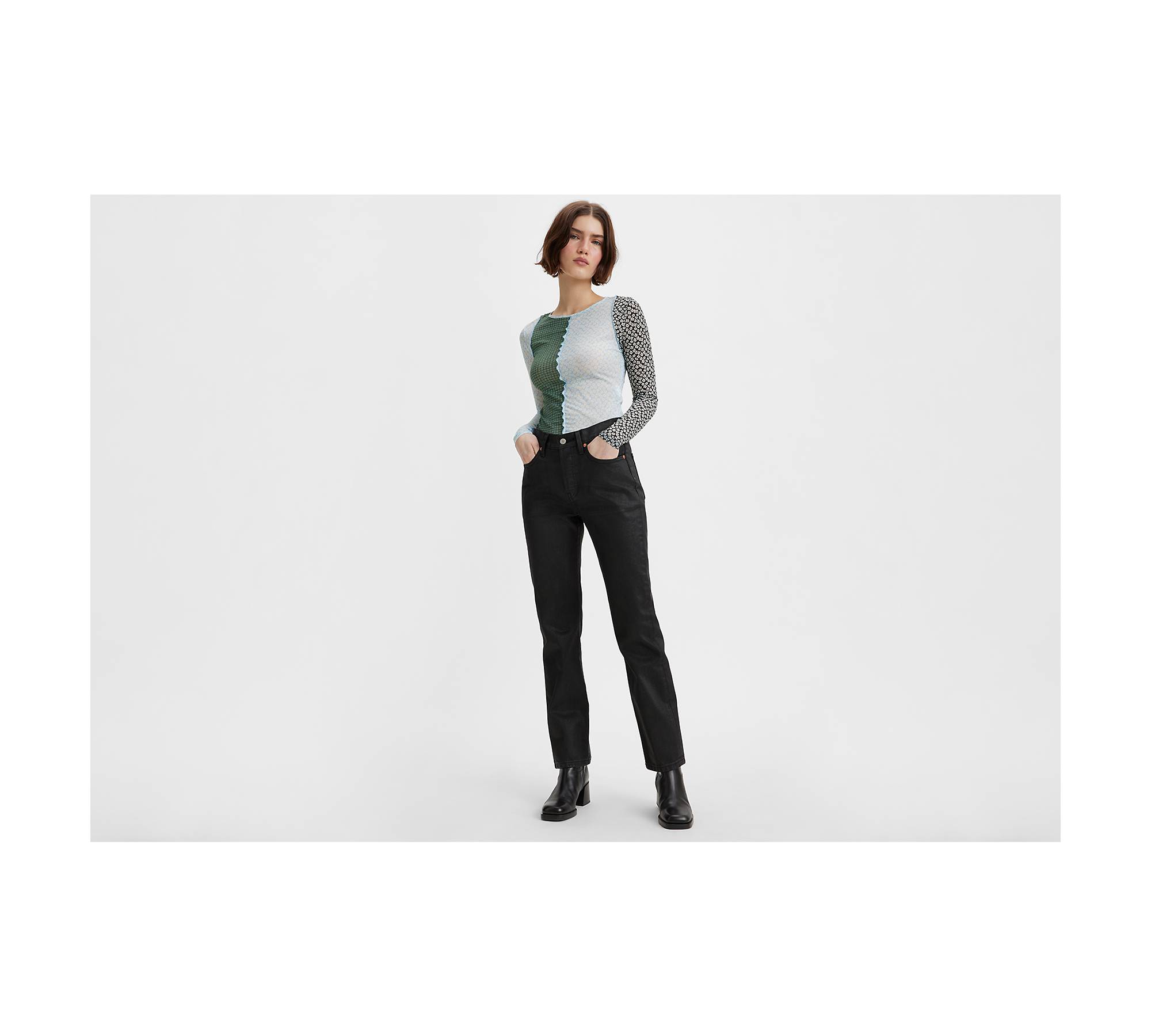 501® Wax Coated Women's Jeans - Black | Levi's® US
