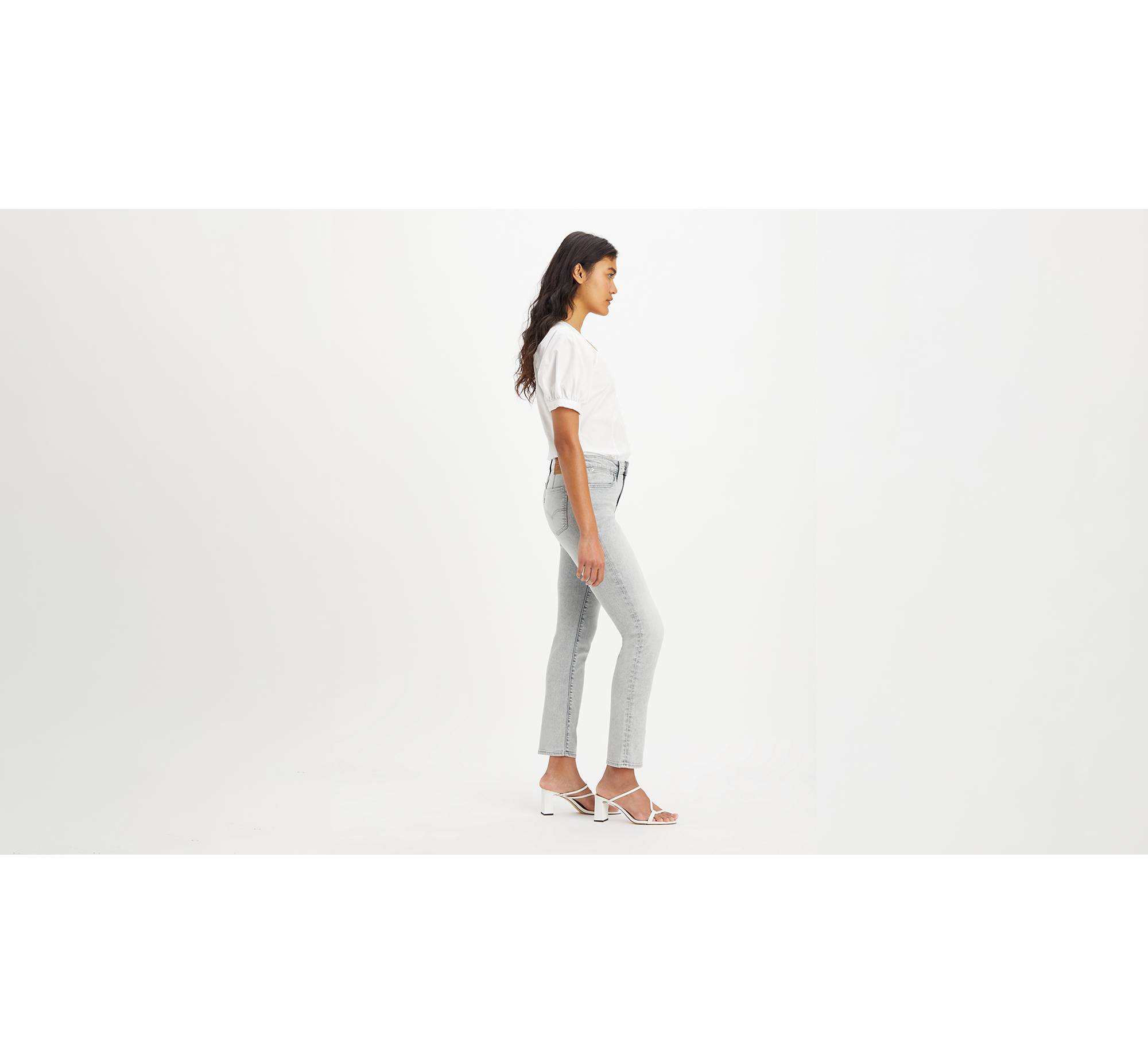 712™ Slim Welt Pocket Jeans - Grey | Levi's® BE