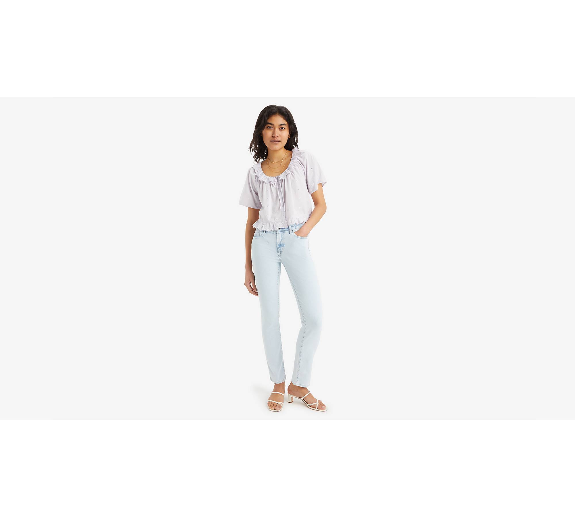 712™ slanke jeans med kantning og lomme 1