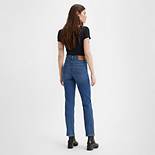 724 High Rise Straight Button Shank Women's Jeans 3