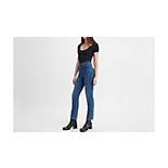 724 High Rise Straight Button Shank Women's Jeans 4