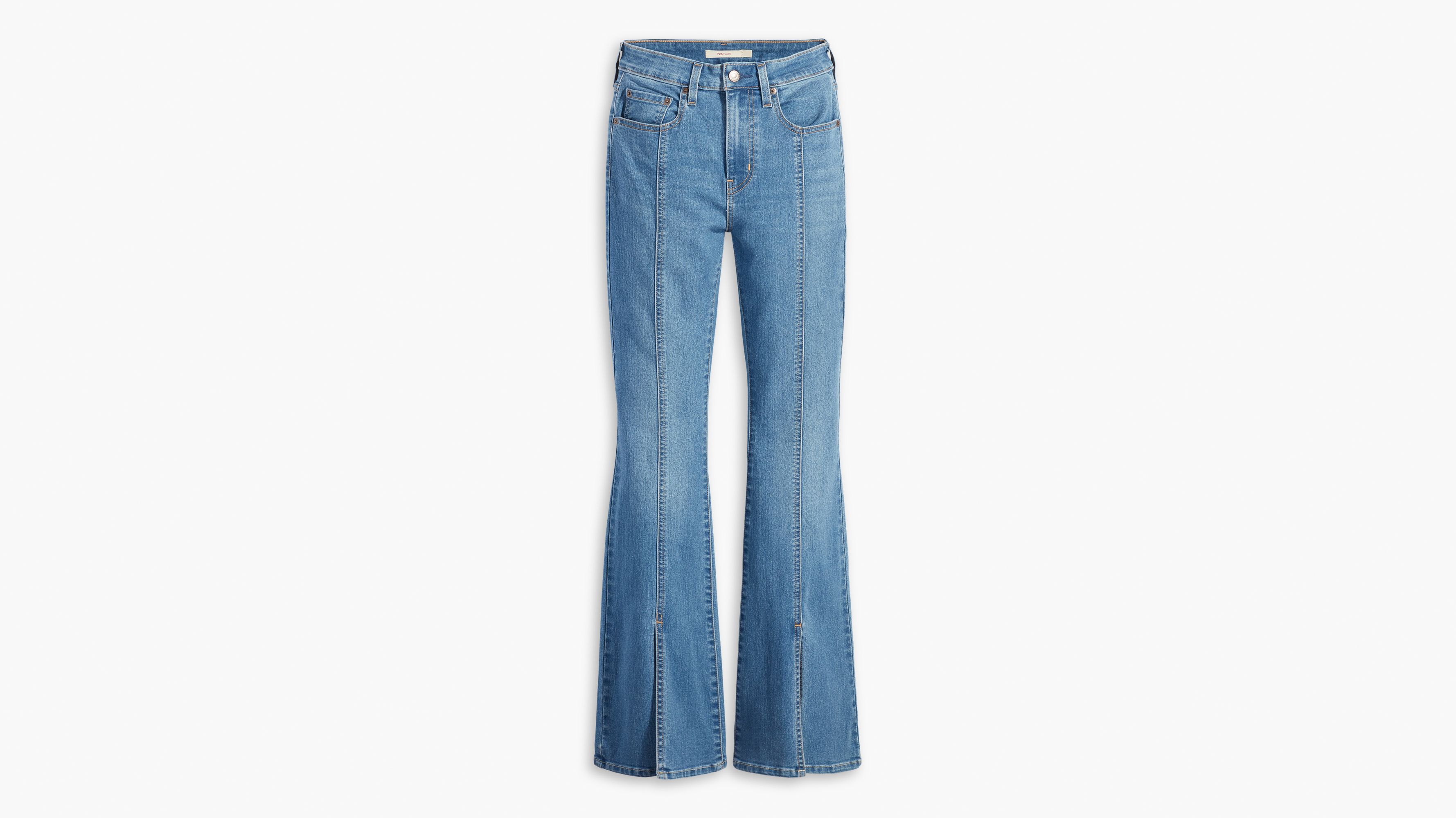 726 High Rise Flare Split Hem Women's Jeans - Medium Wash