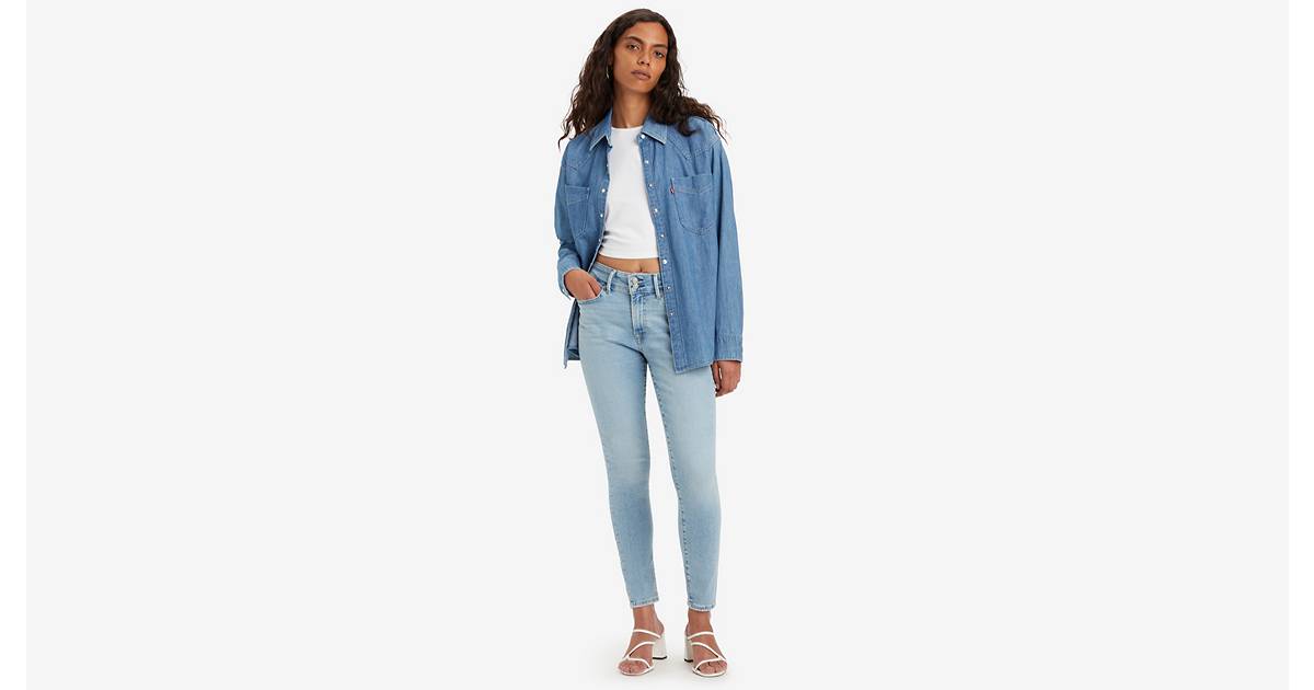 Levi's 711 Double Button Jeans para Mujer: : Moda