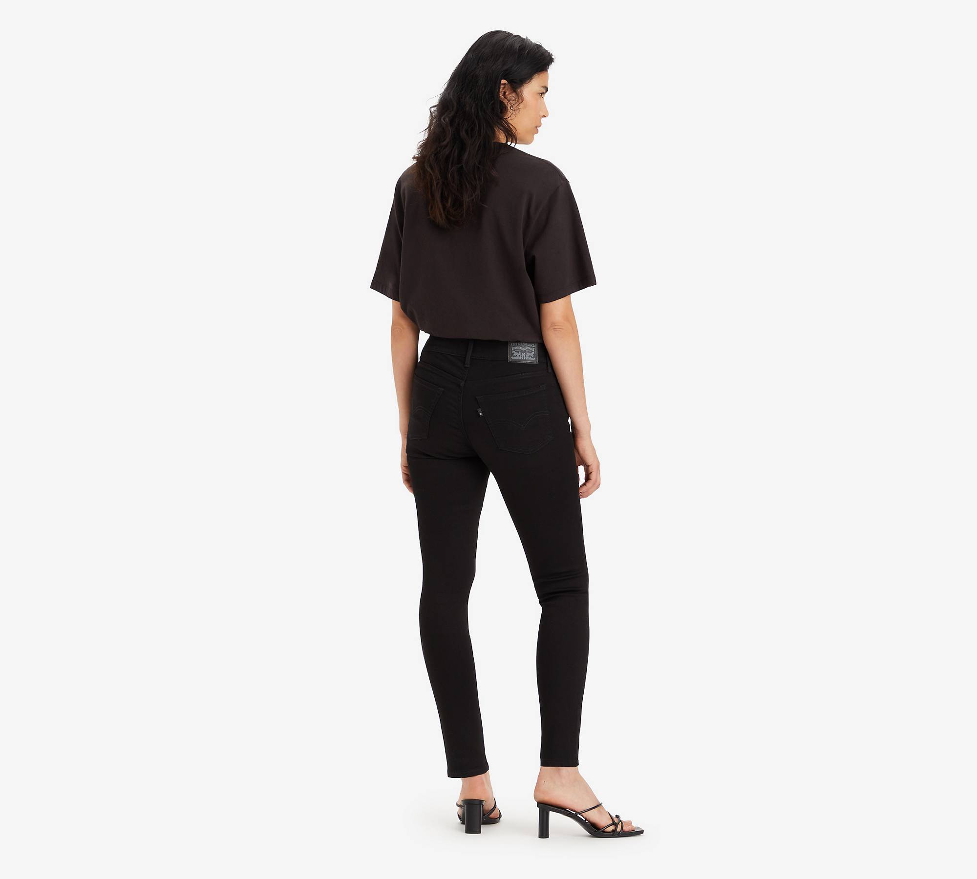 711™ Double-button Skinny Jeans - Black | Levi's® GB