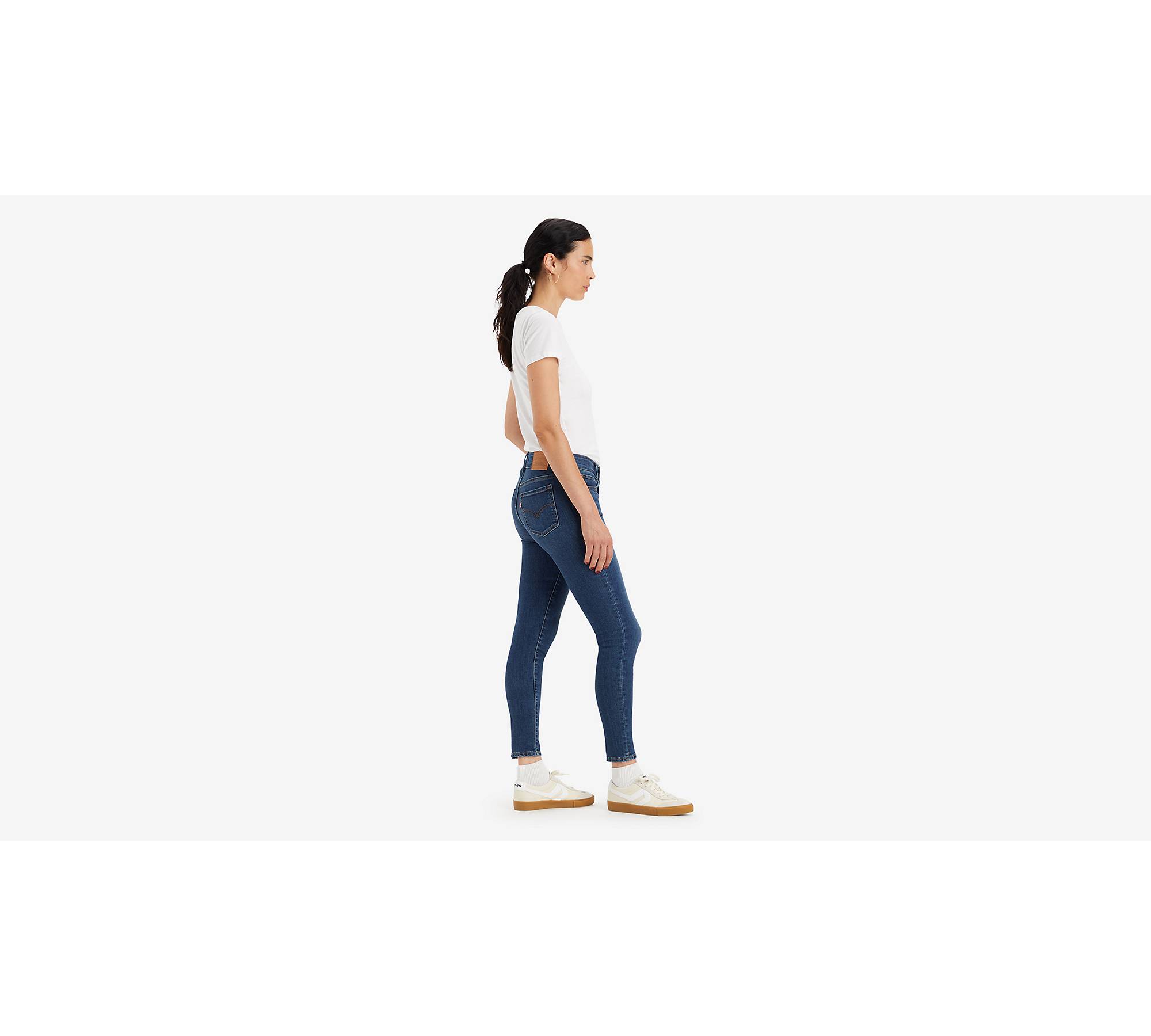 711™ Double Button Skinny Jeans - Blue | Levi's® GB