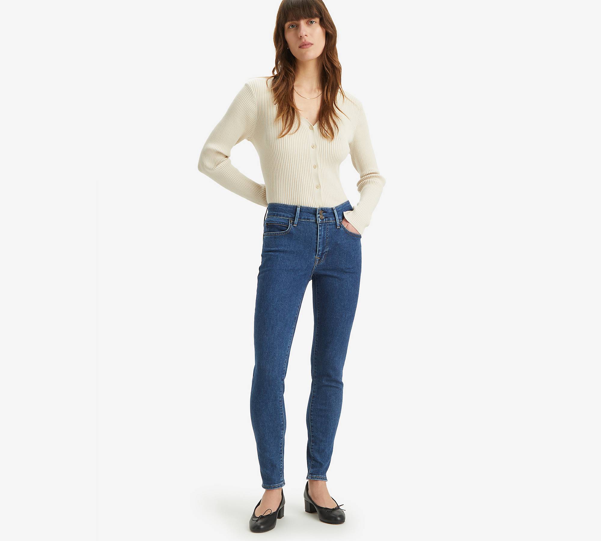 711™ Skinny Jeans met Dubbele Knoop 1