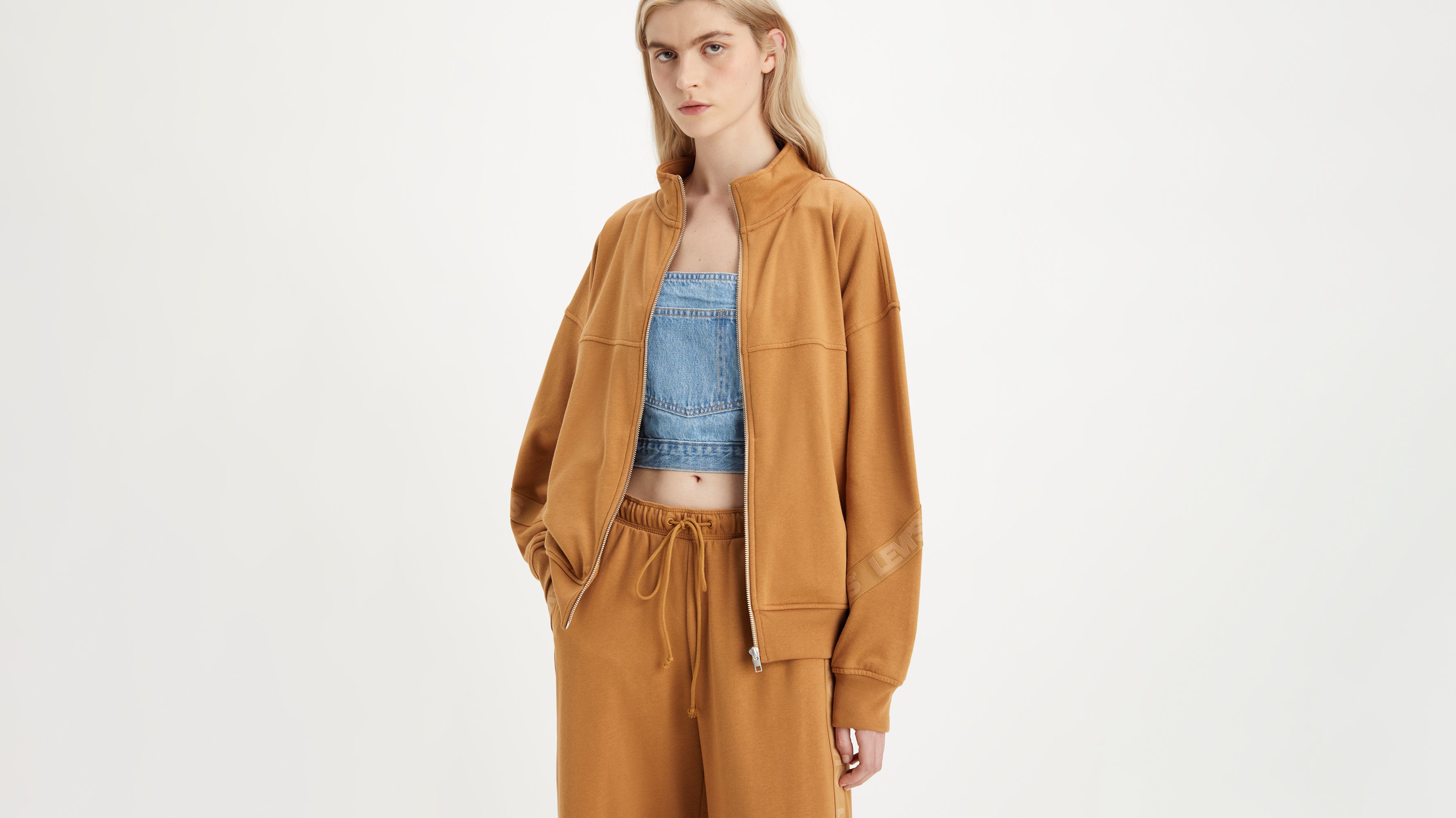 Graphic Flex sweatshirt med dragkedja 1