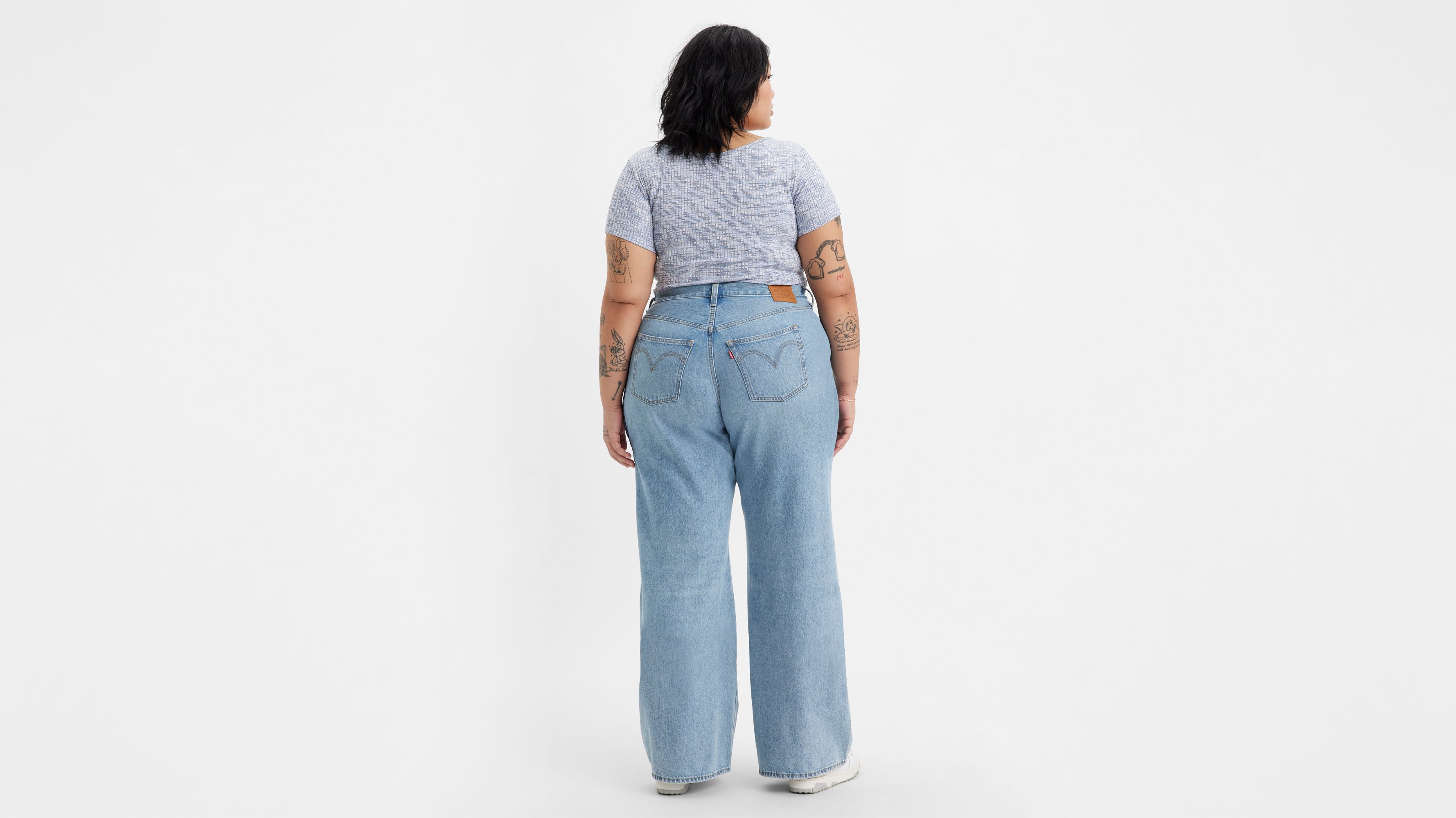 Ribcage Wide Leg Women's Jeans (Plus Size) 4