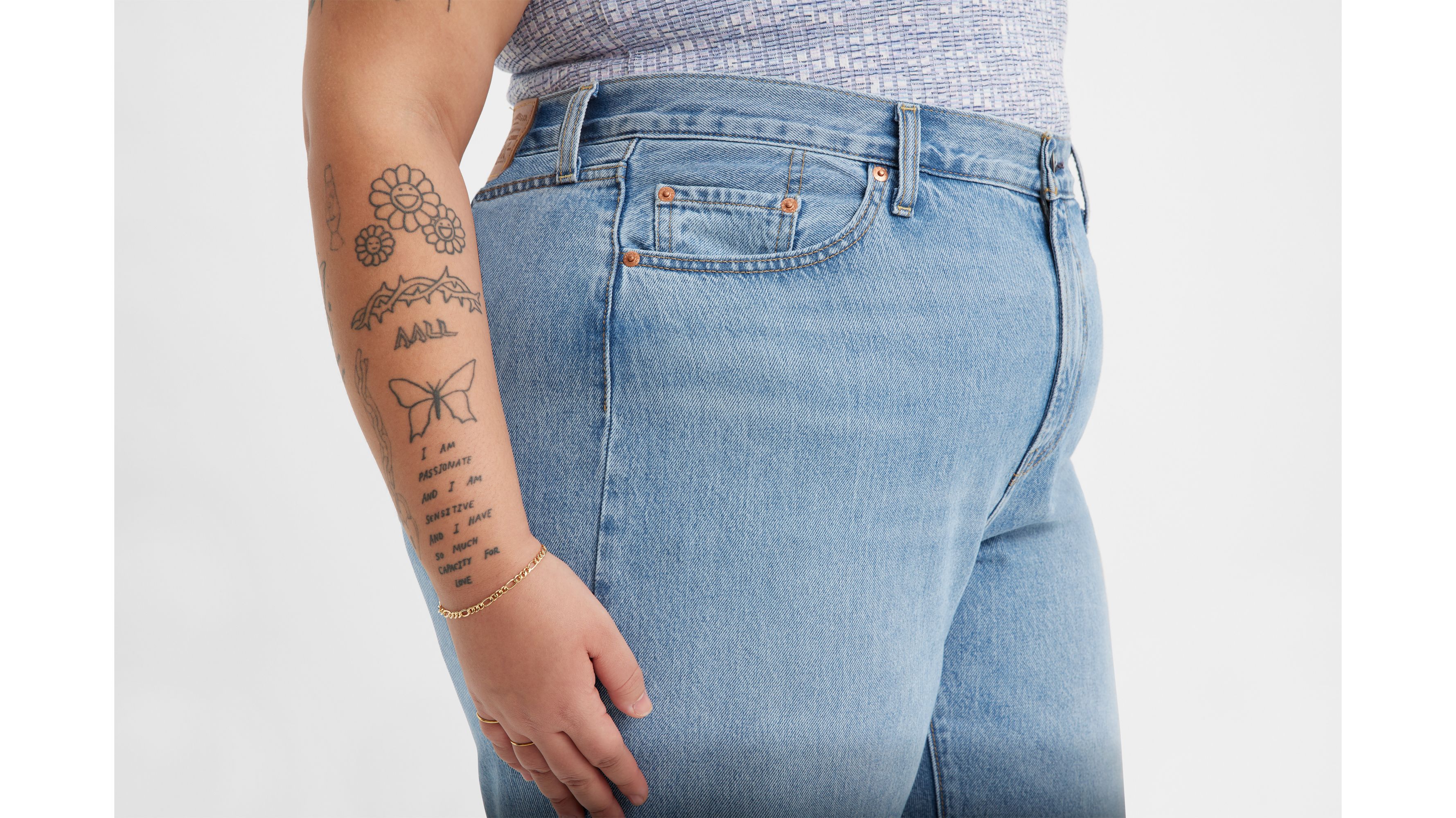 Ribcage Wide Leg Women's Jeans (Plus Size) 5