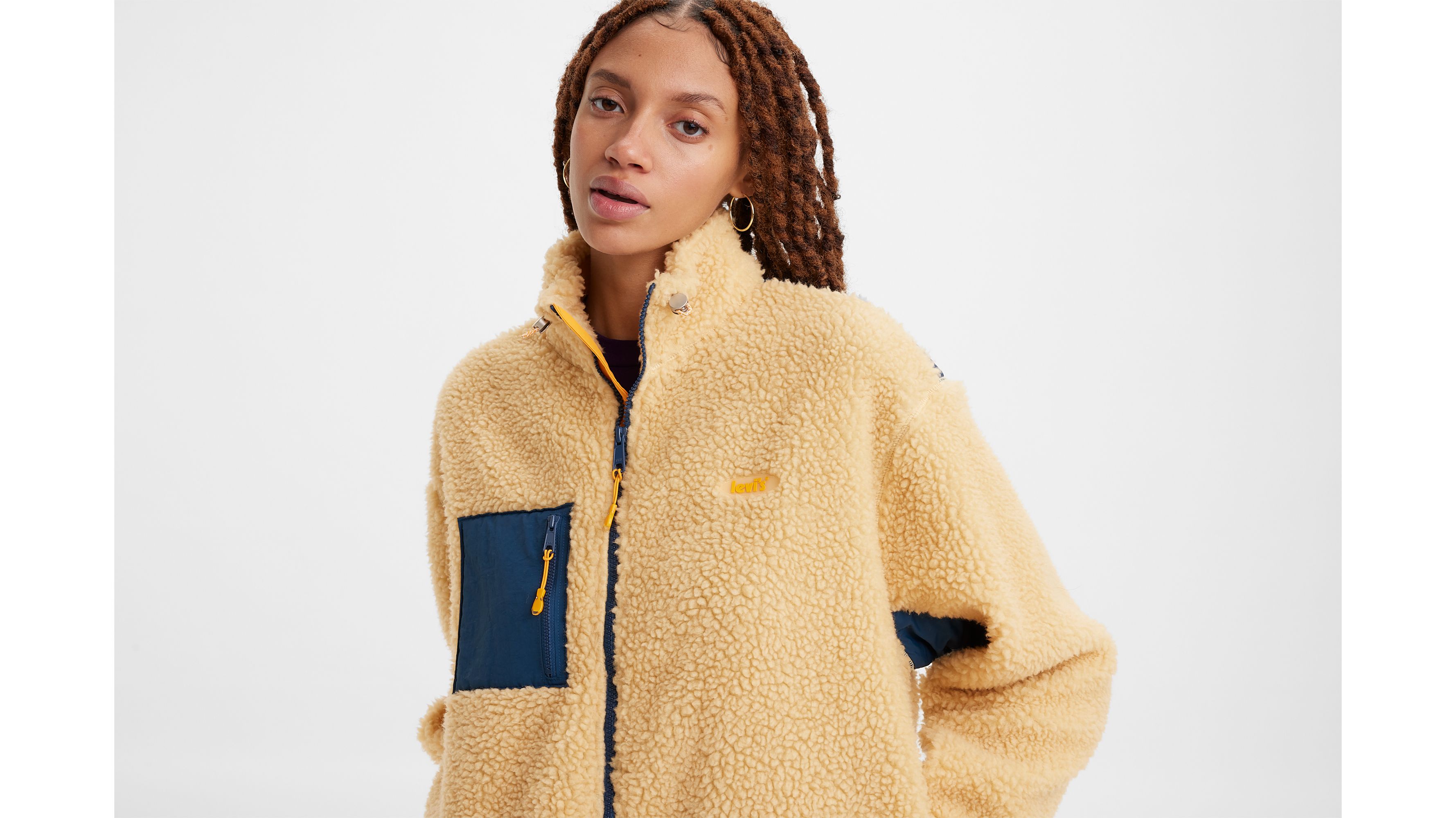 Levis oversized outlet sherpa