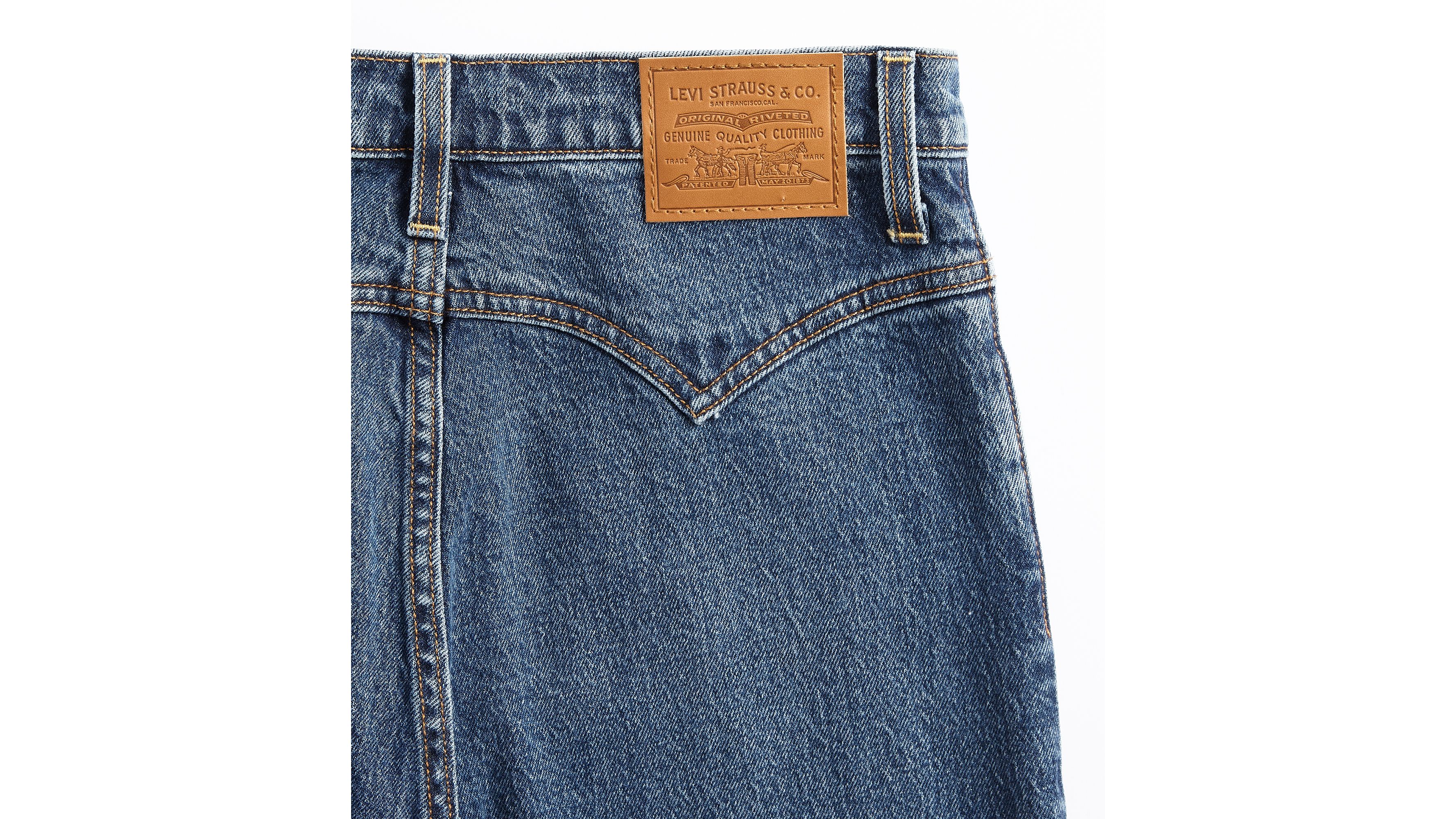 Levis jeans back pocket best sale