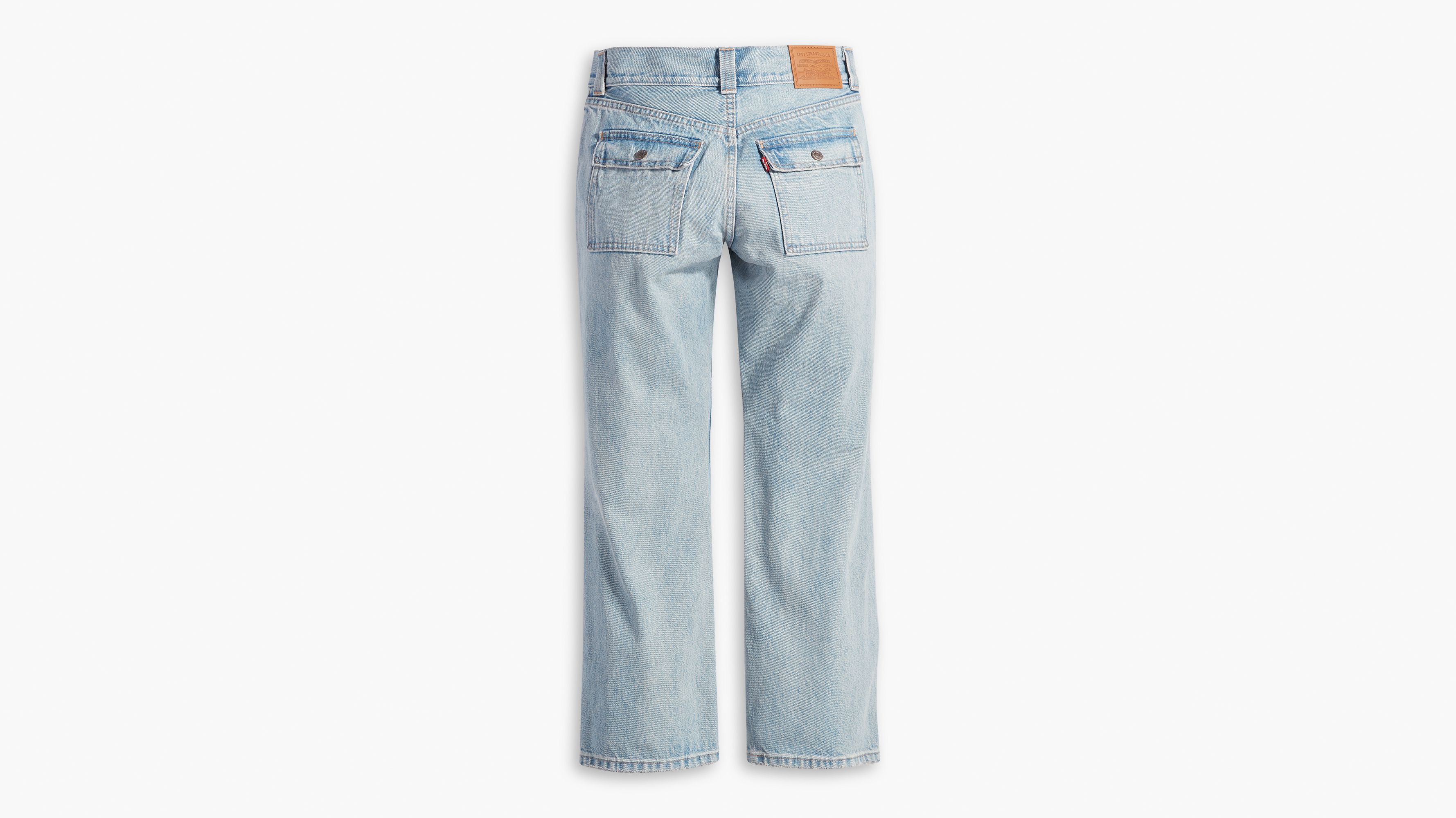 Levi's: Blue Middy Ankle Flare Jeans