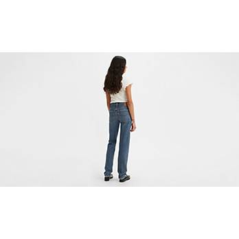 Middy Straight Pintuck Women's Jeans 3
